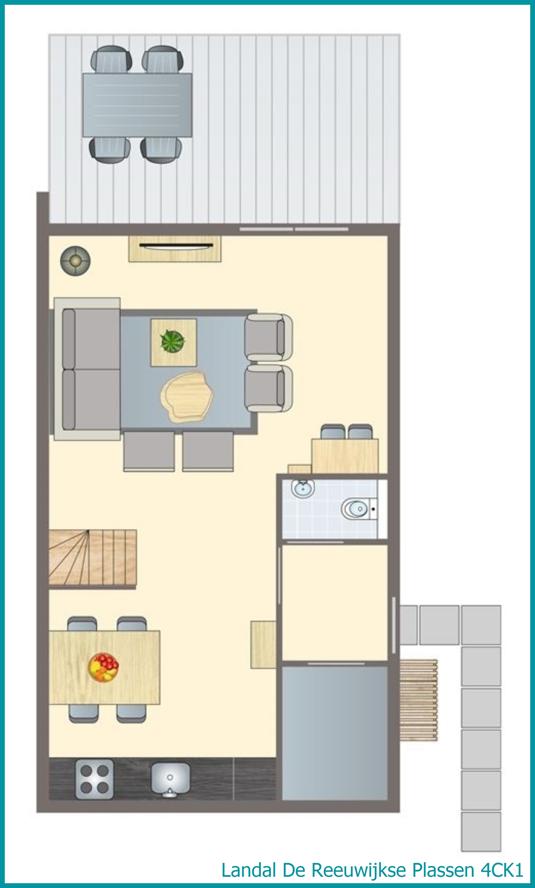 4-person children's residence 4CK1 at De Reeuwijkse Plassen