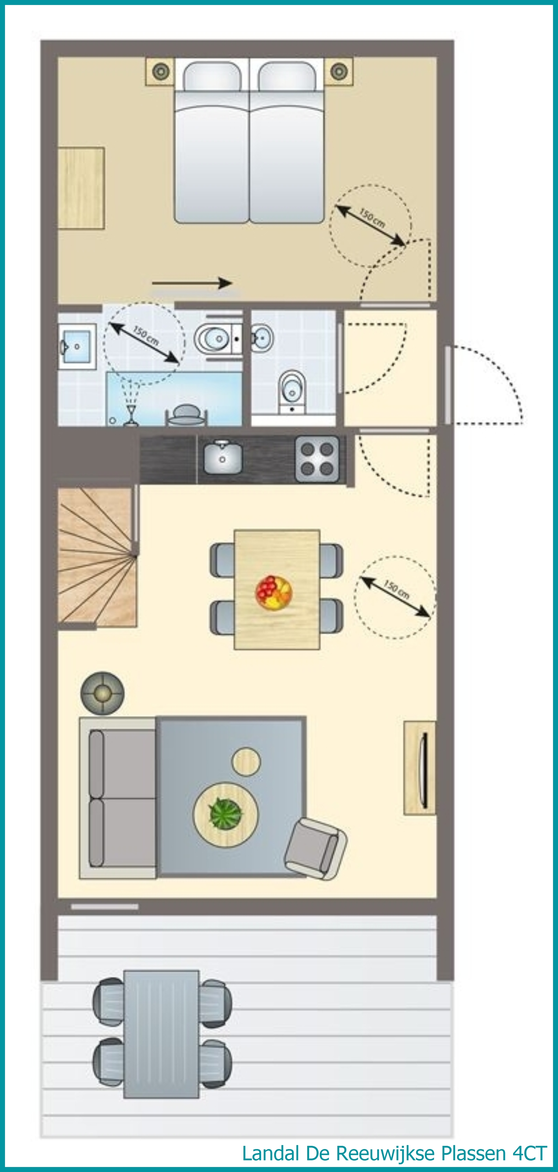 4-person water residence 4CT at De Reeuwijkse Plassen
