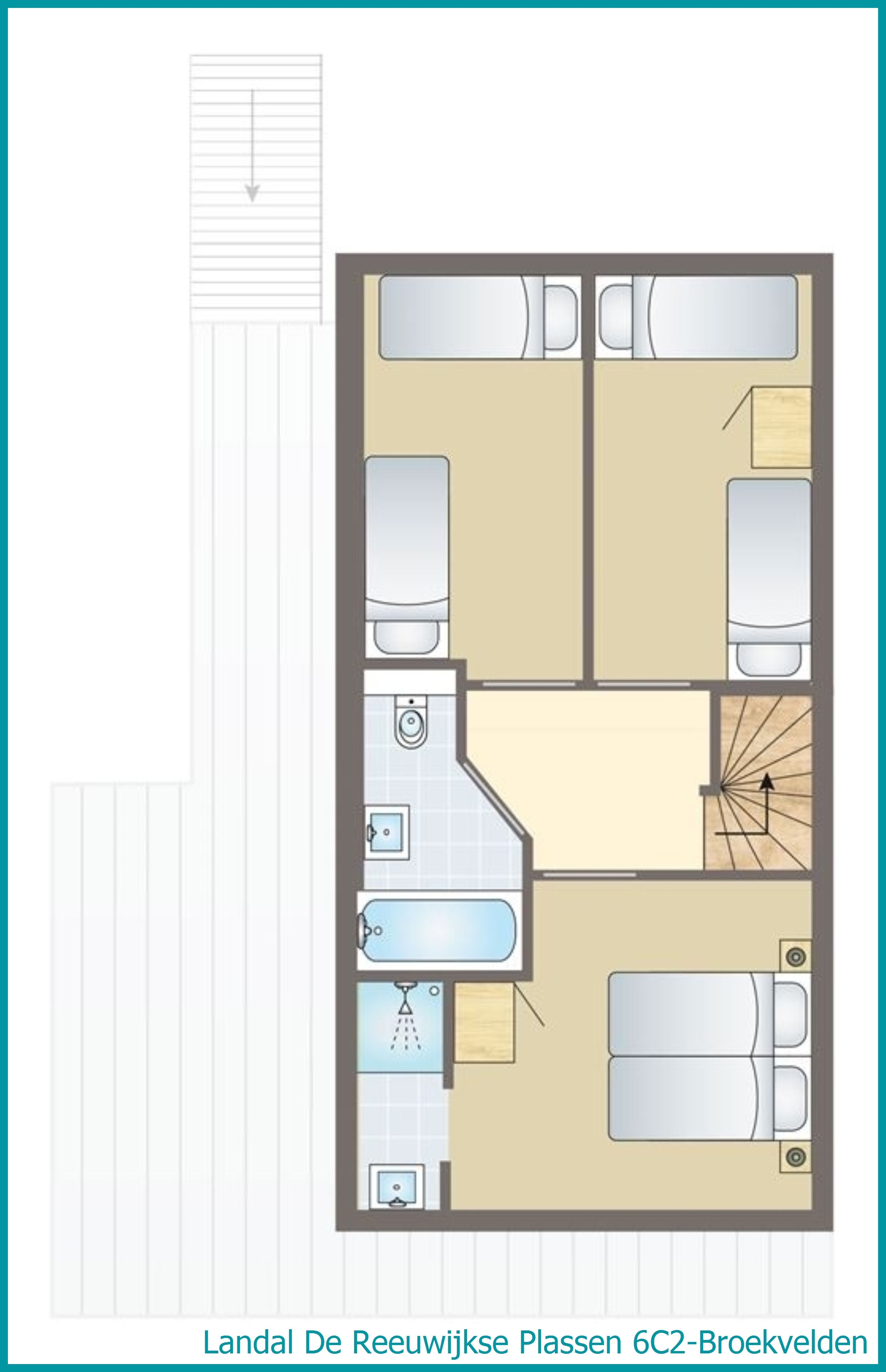 6-person water residence 6C2-Broekvelden at De Reeuwijkse Plassen