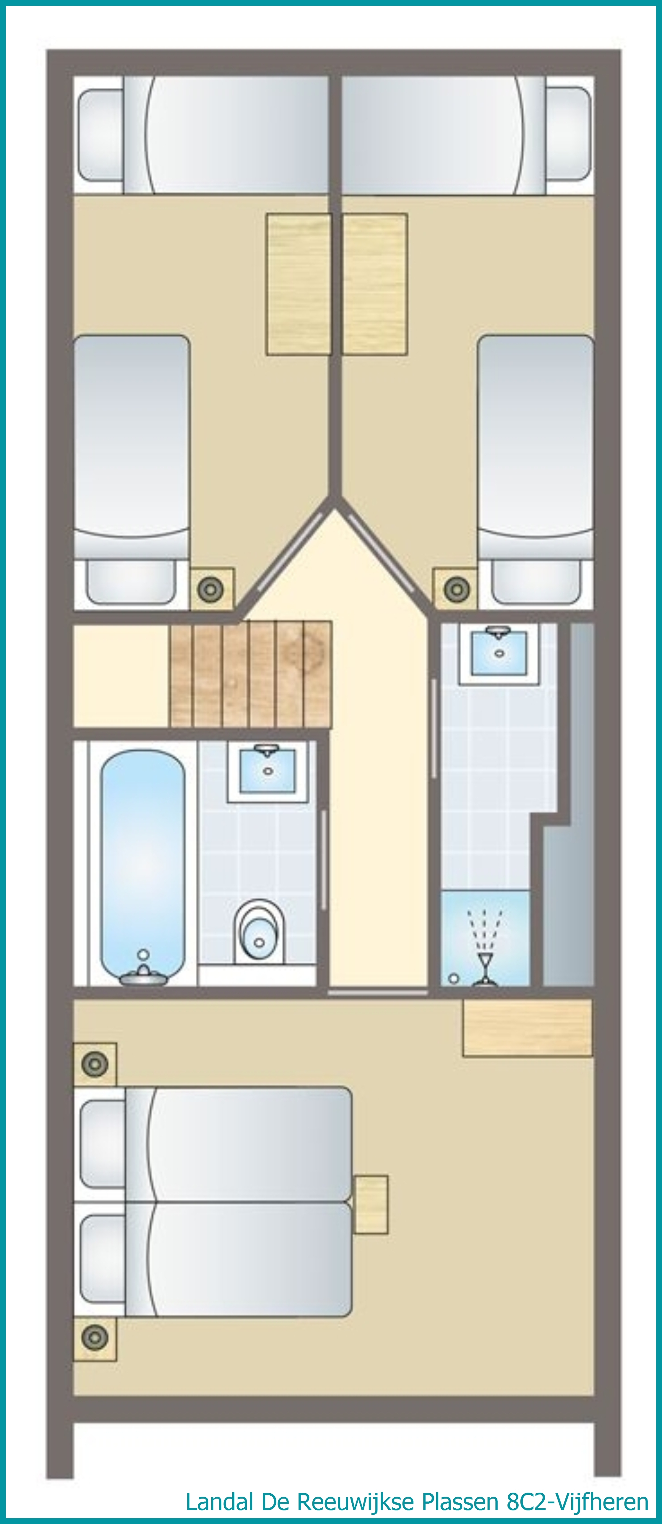 8-person water residence 8C2-Vijfheren at De Reeuwijkse Plassen