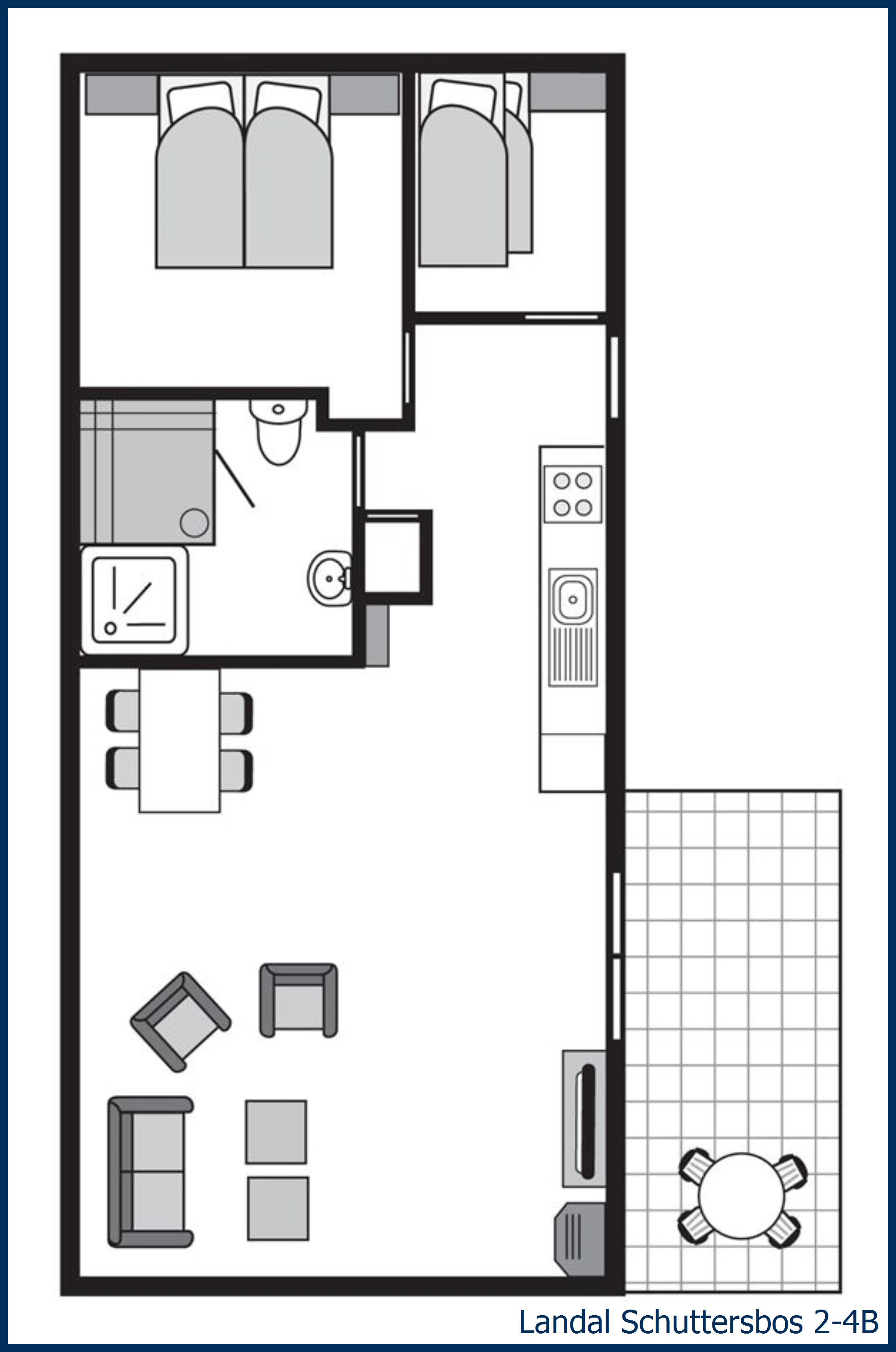 Cottage 2-4B at Schuttersbos