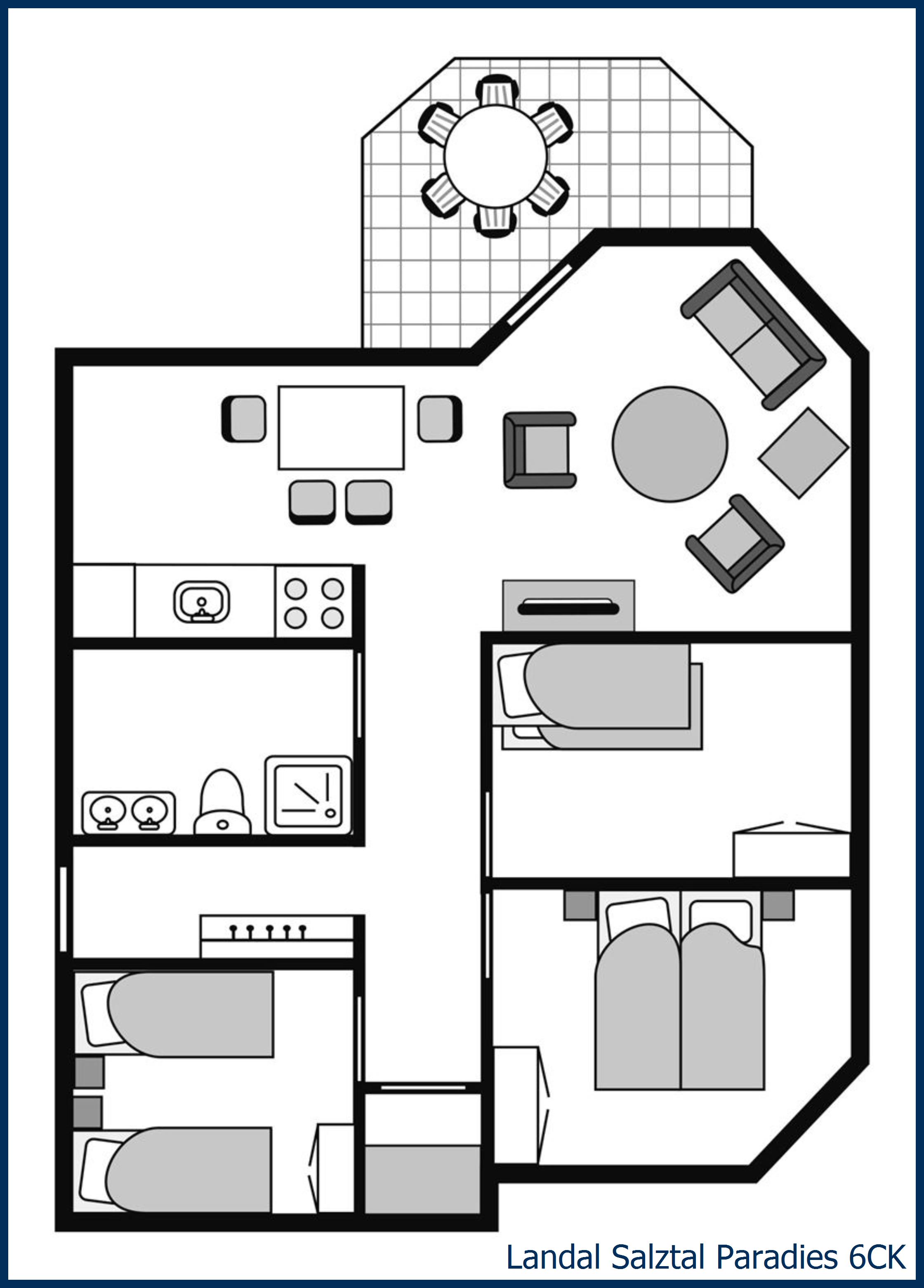 Childrens apartement 6CK at Salztal Paradies