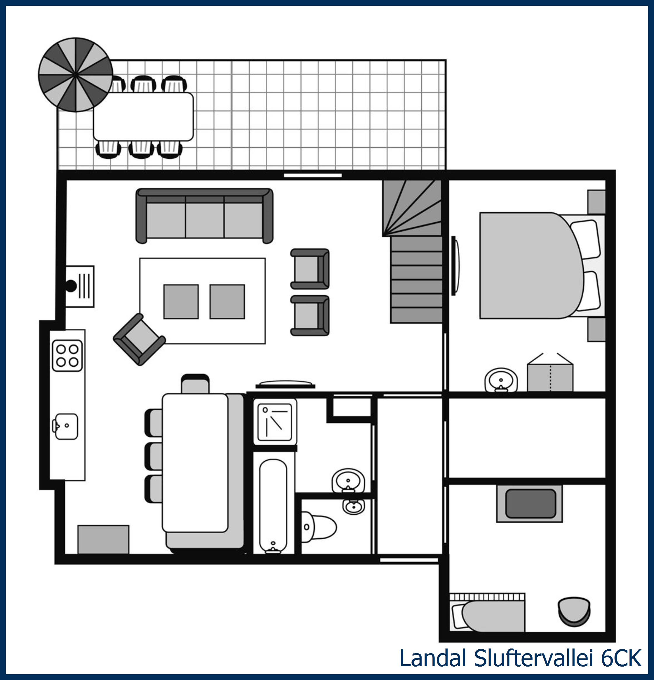 Childrens bungalow 6CK at Sluftervallei