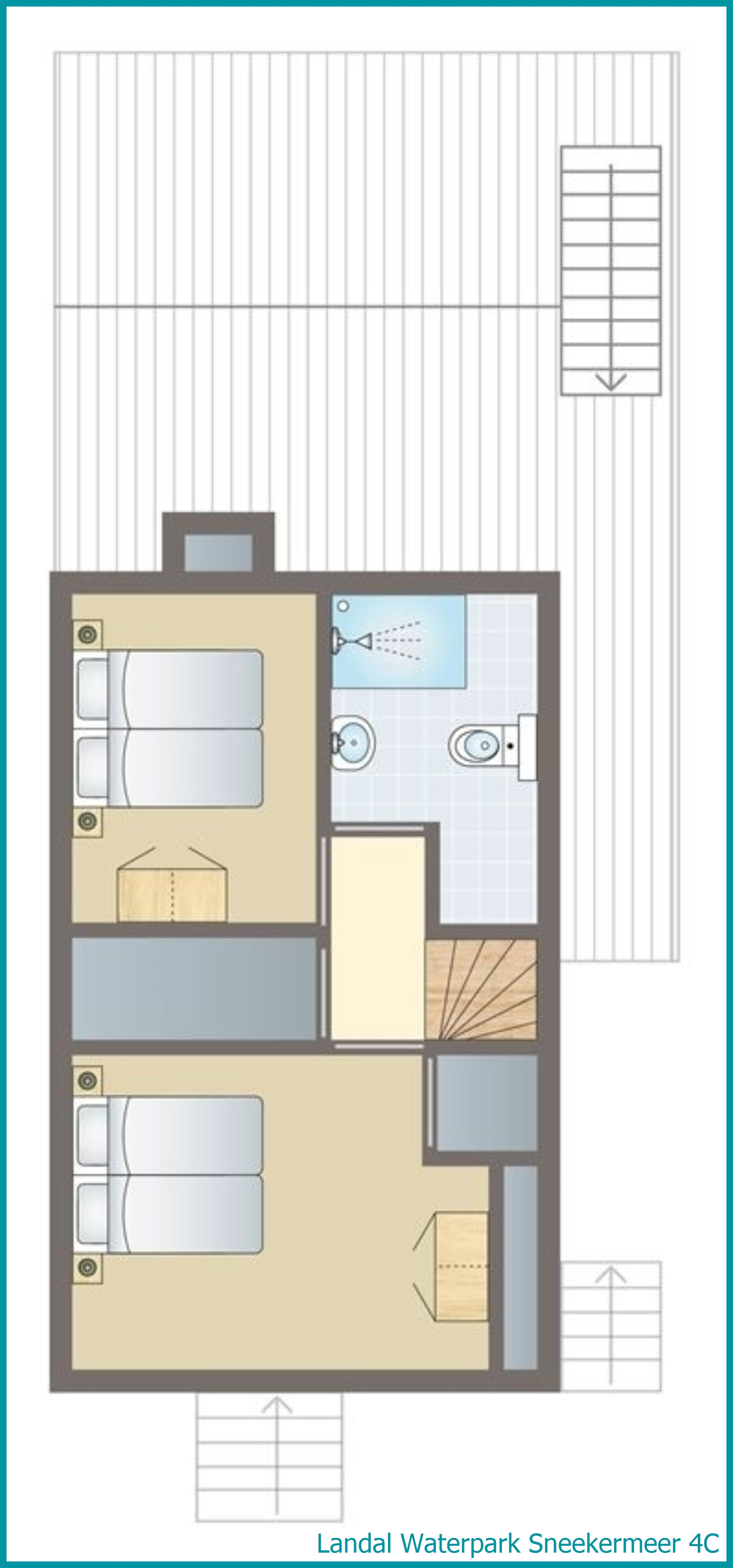 4-person residence 4C at Waterpark Sneekermeer