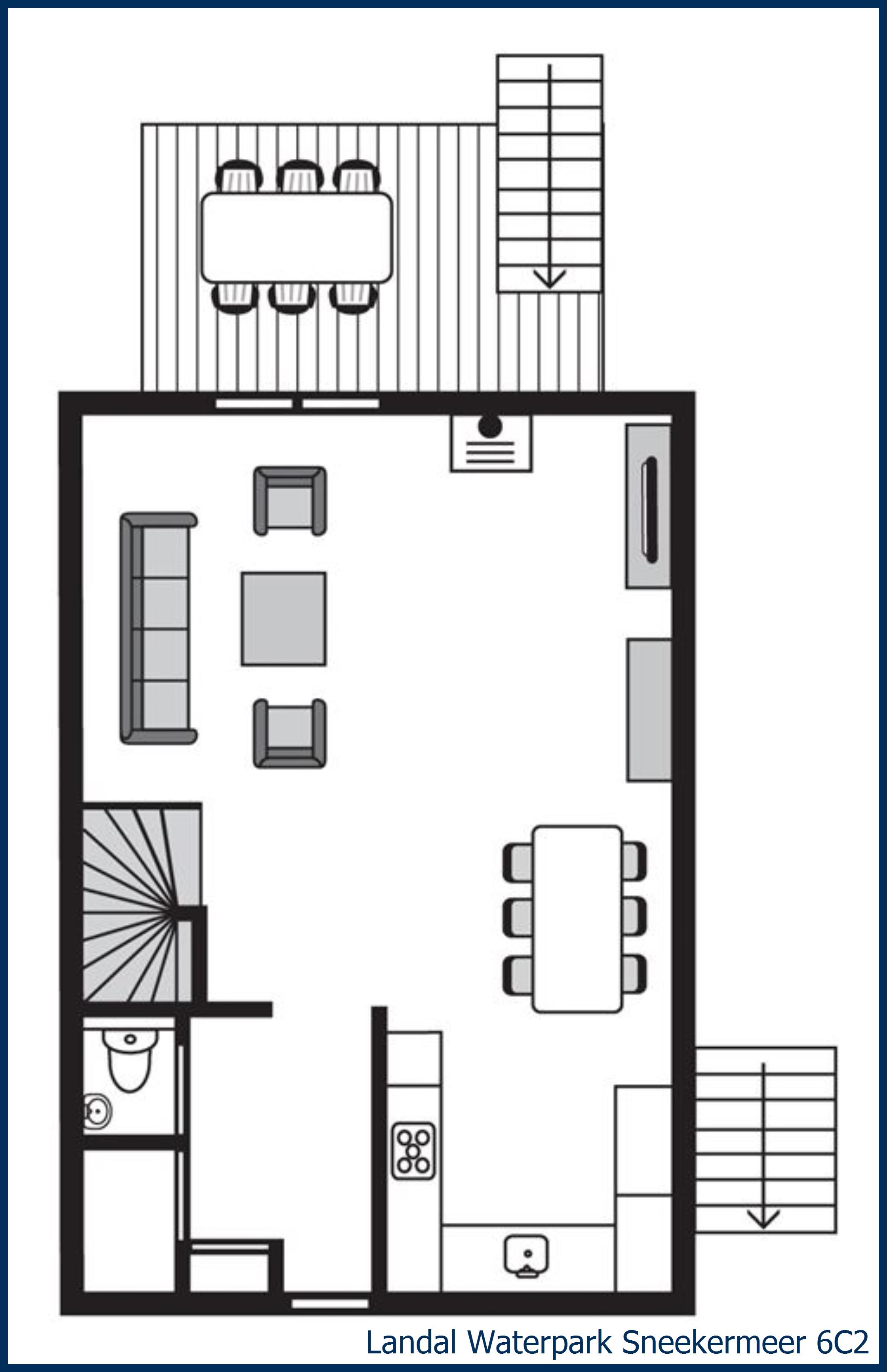 Residence 6C2 at Waterpark Sneekermeer