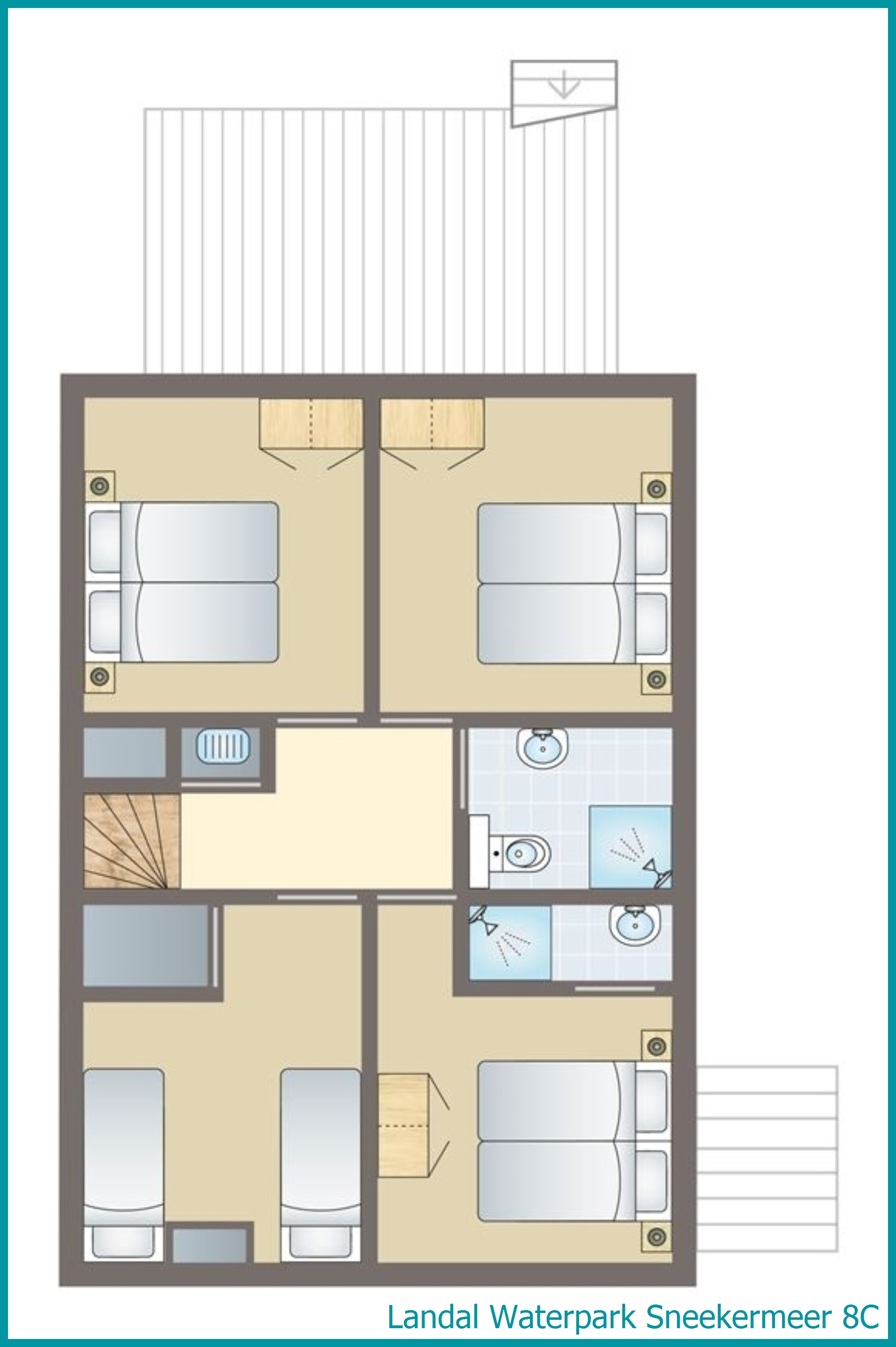 8-person residence 8C at Waterpark Sneekermeer