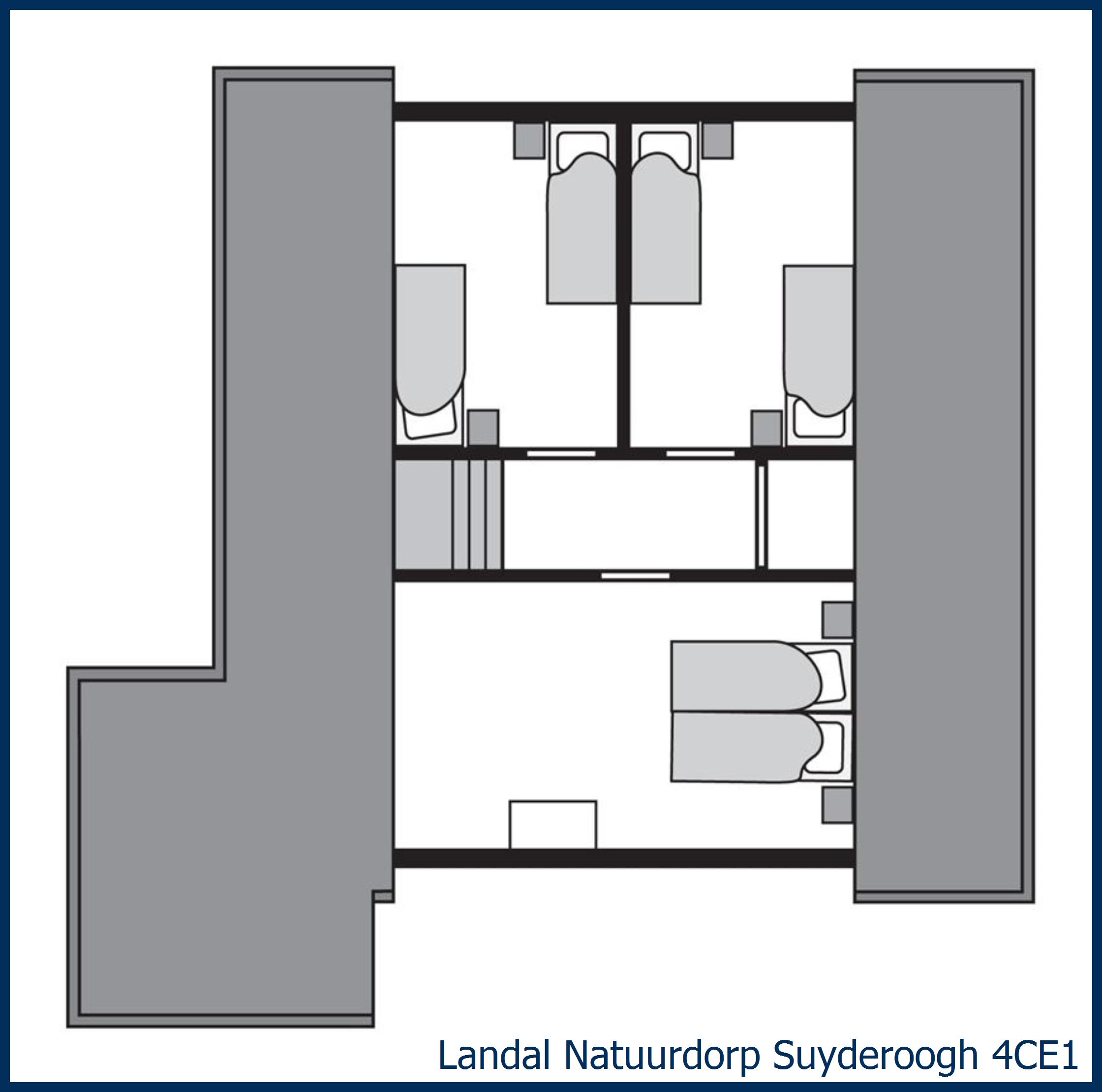 Bungalow 4CE1 at Natuurdorp Suyderoogh