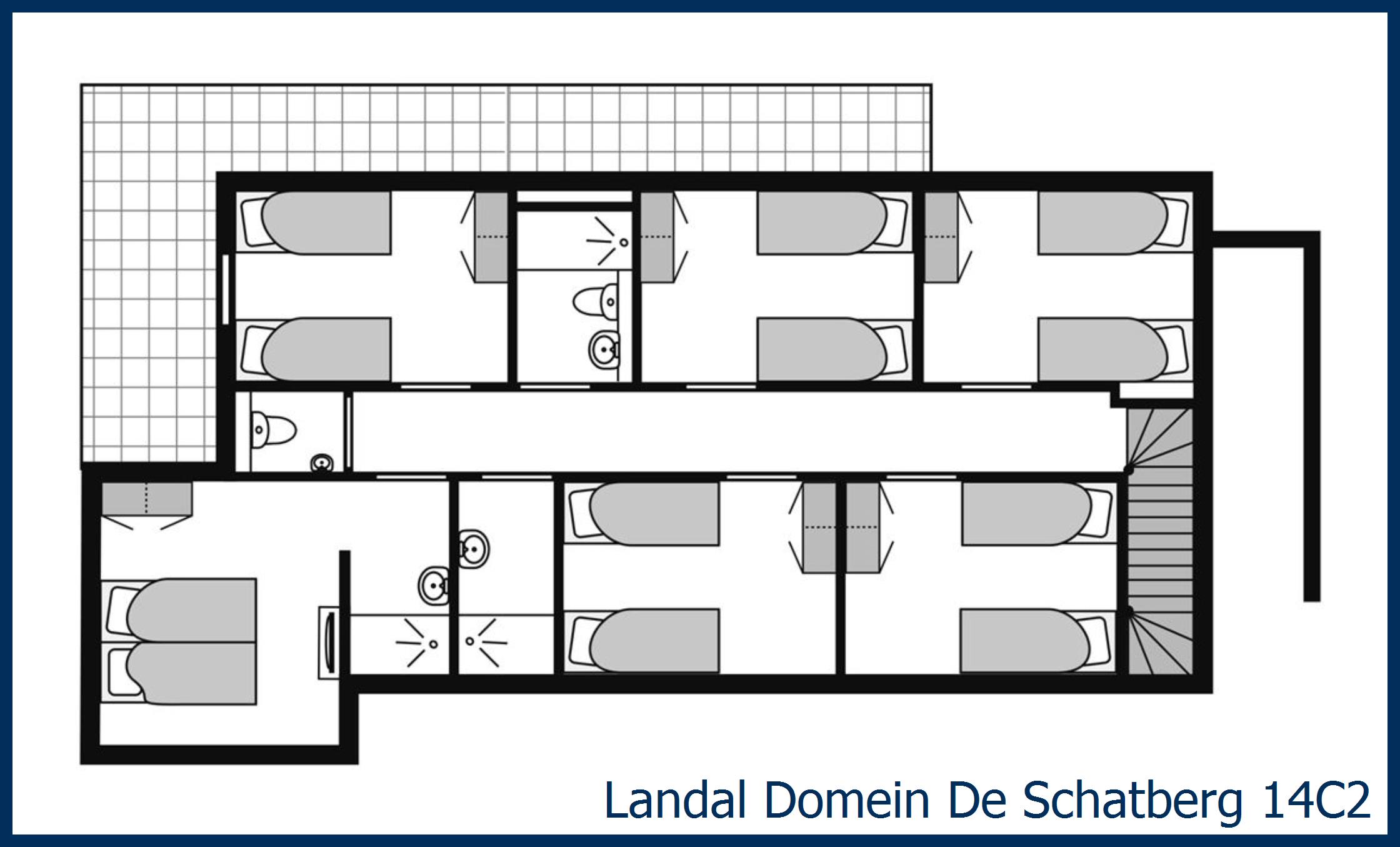 Water villa 14C2 at Domein De Schatberg