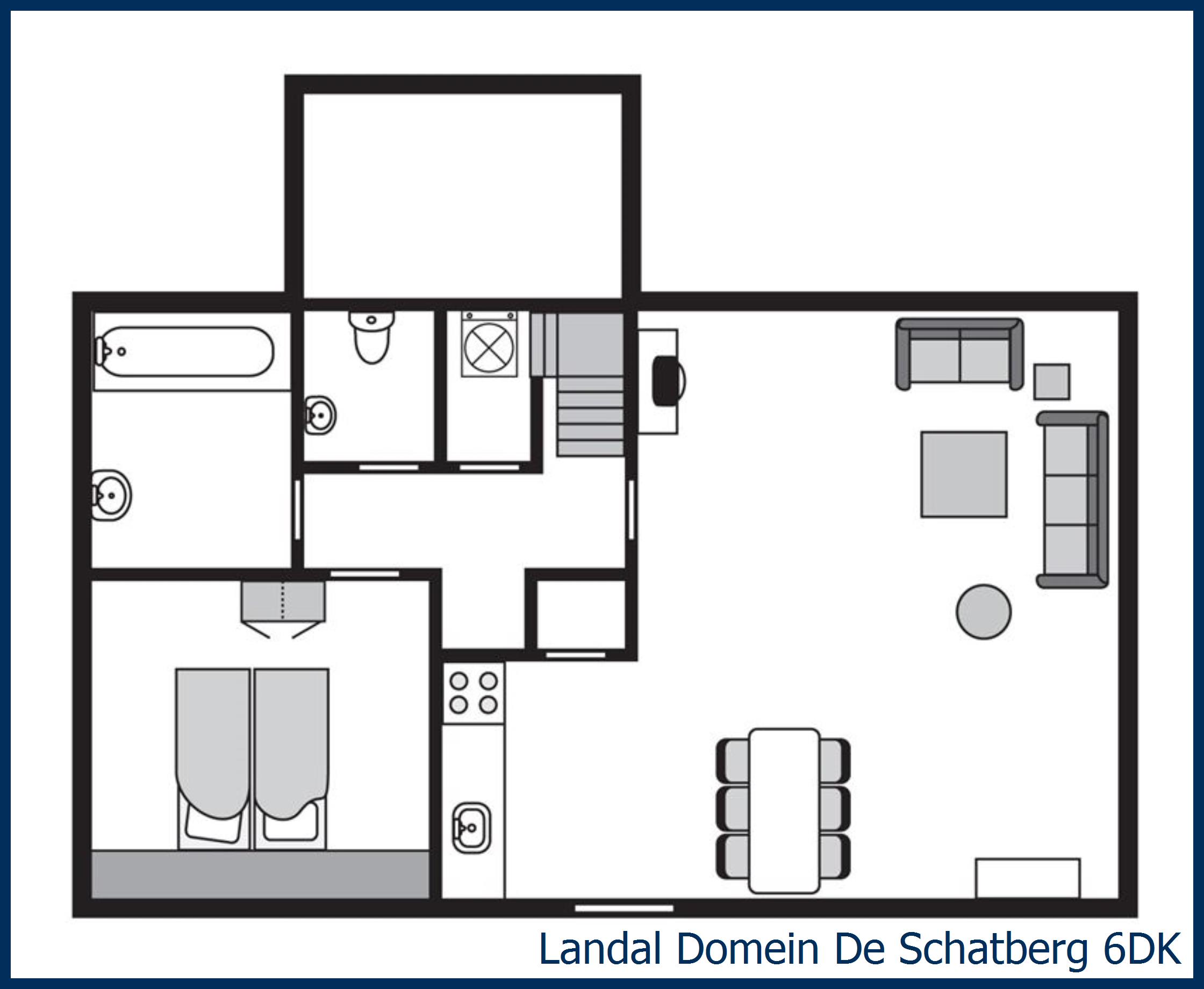 Childrens bungalow 6DK at Domein De Schatberg
