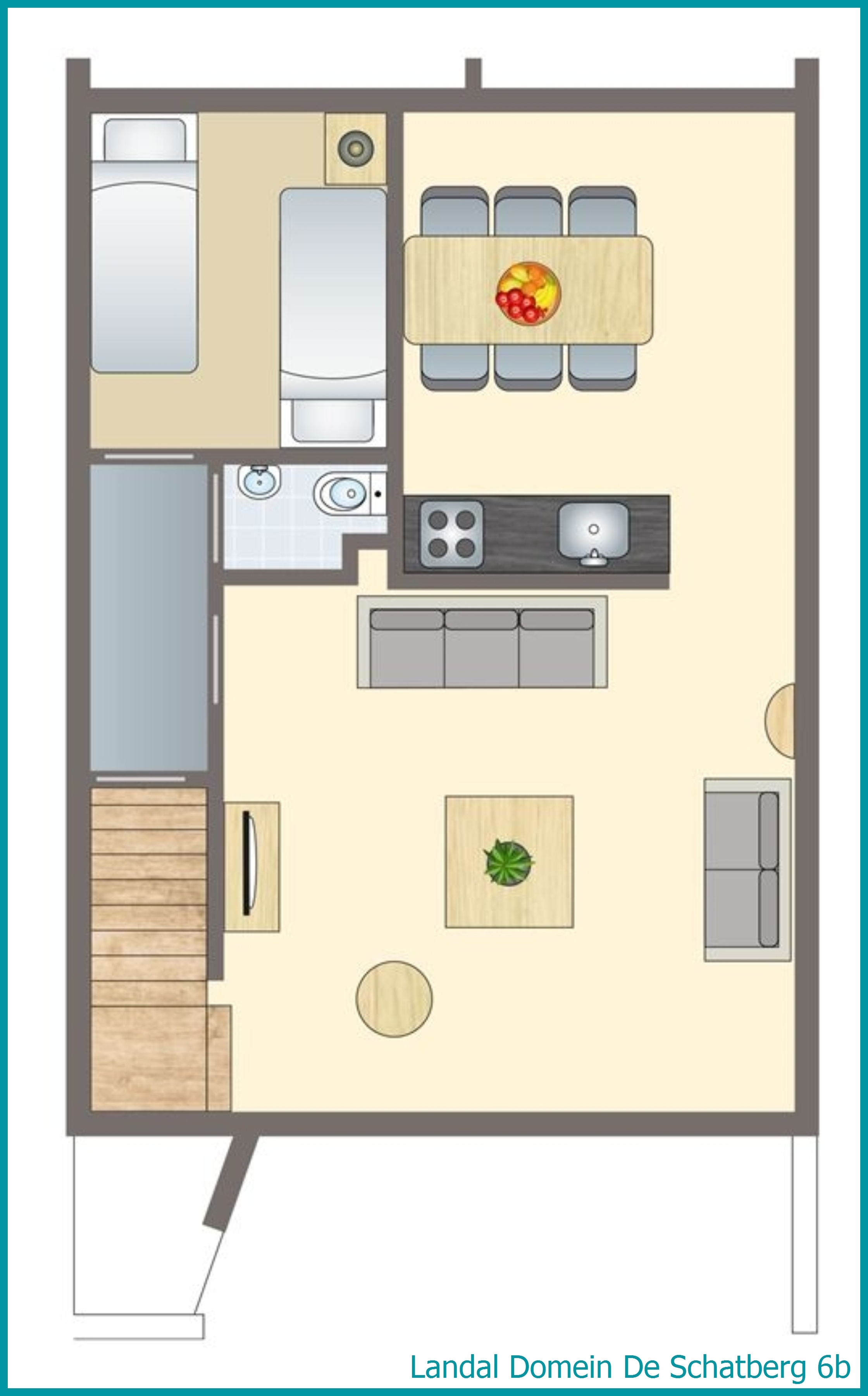 6-person residence 6b at Domein De Schatberg