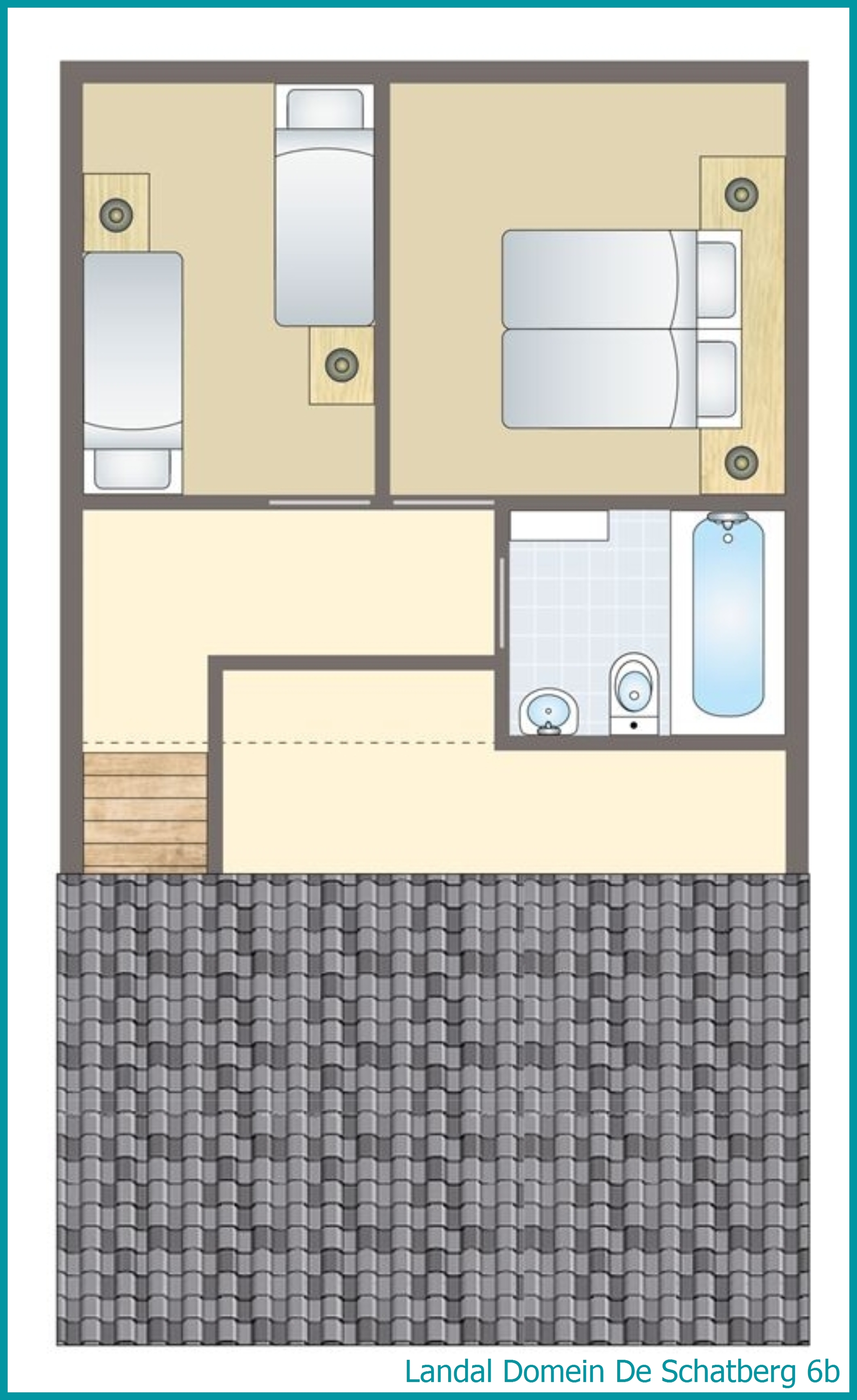 6-person residence 6b at Domein De Schatberg