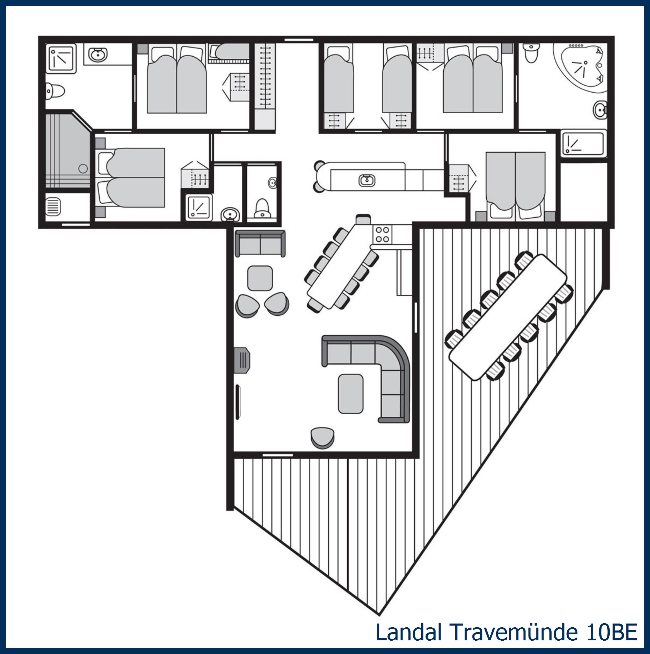 Bungalow 10BE at Travemünde