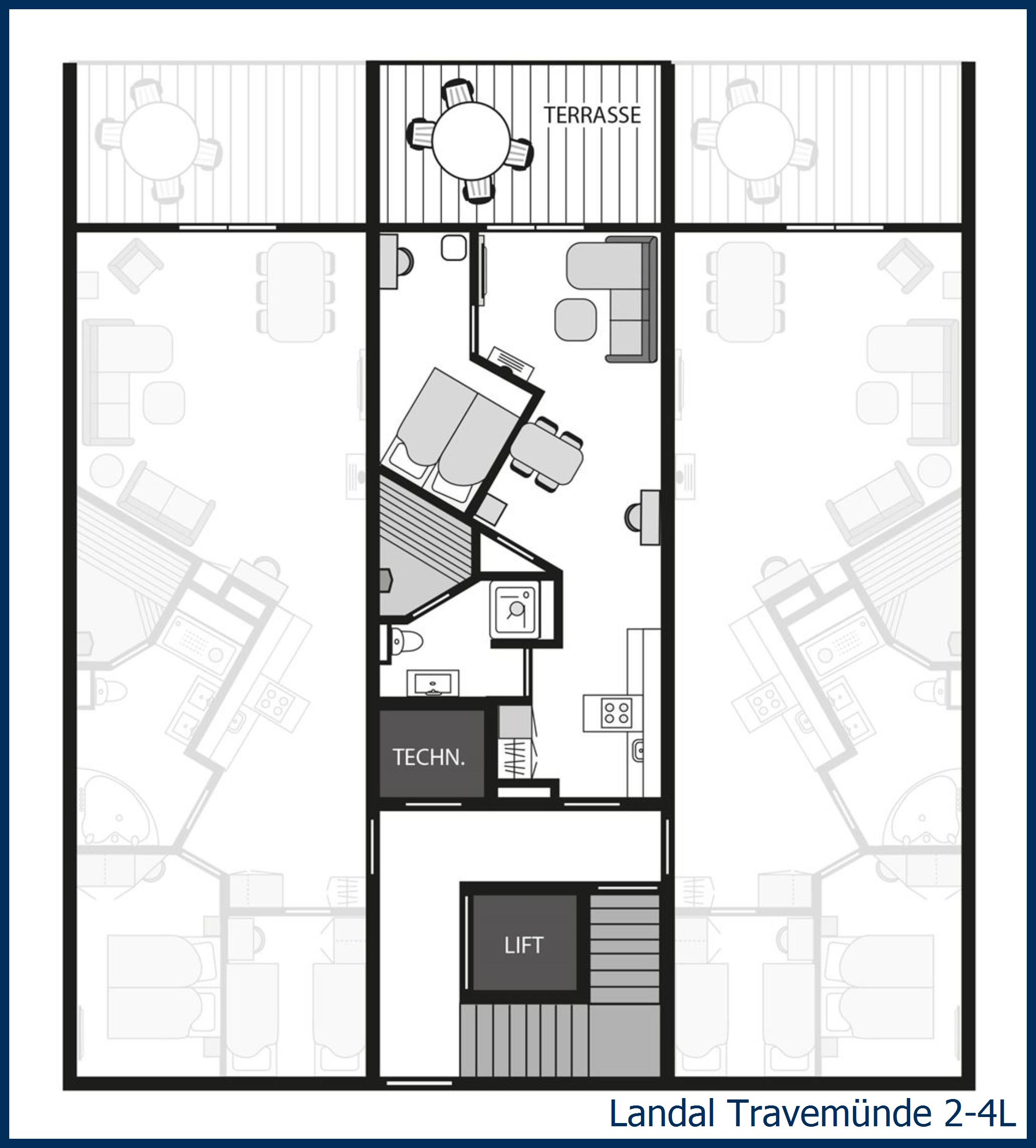 Apartment Promenade villa 2-4L at Travemünde