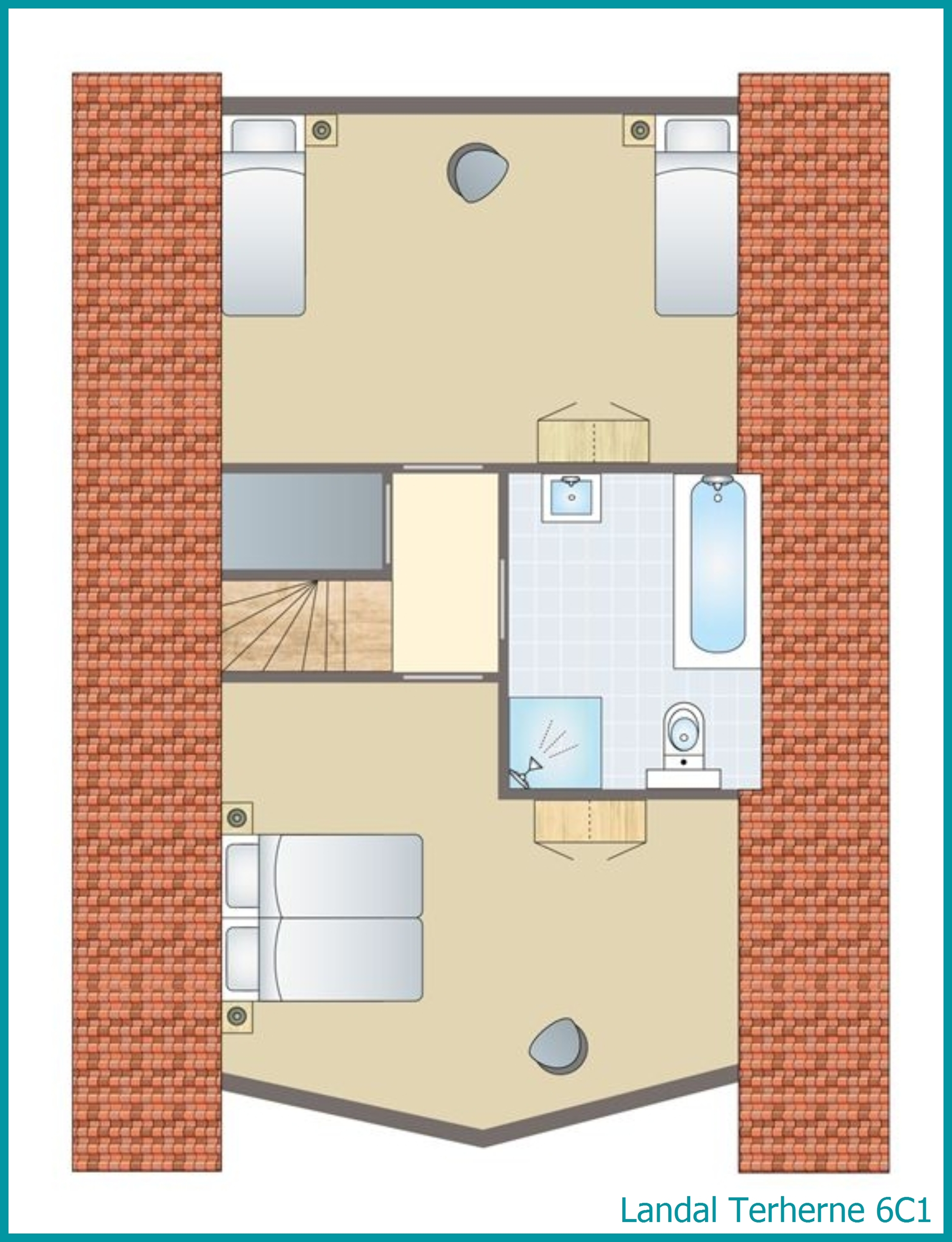6-person residence 6C1 at Terherne