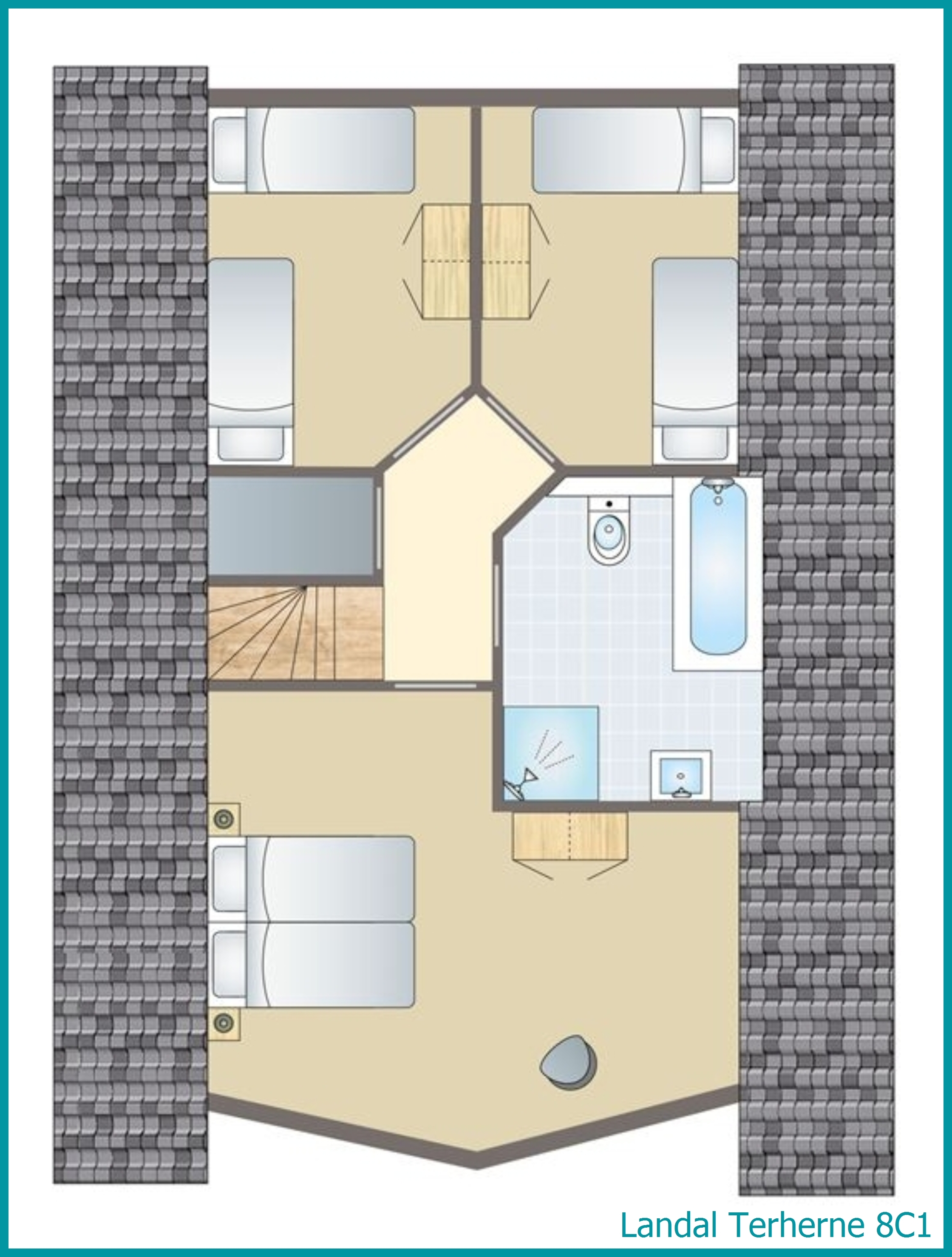 8-person residence 8C1 at Terherne