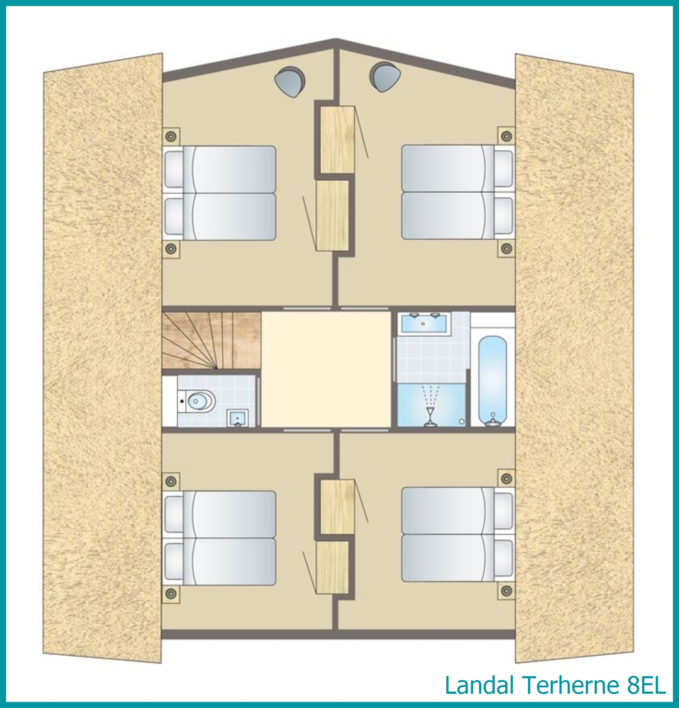 8-person residence 8EL at Terherne