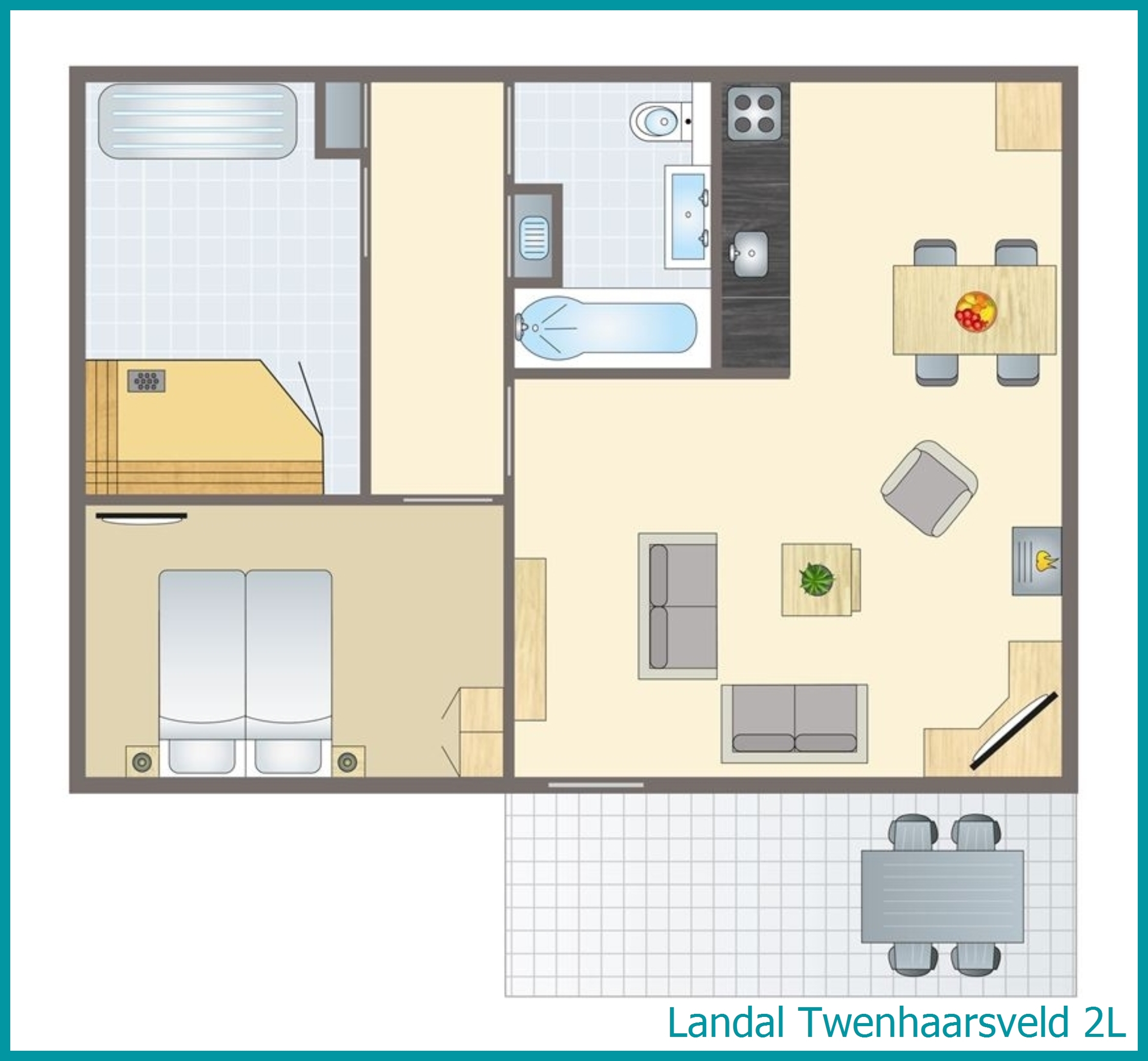 2-person bungalow 2L at Twenhaarsveld