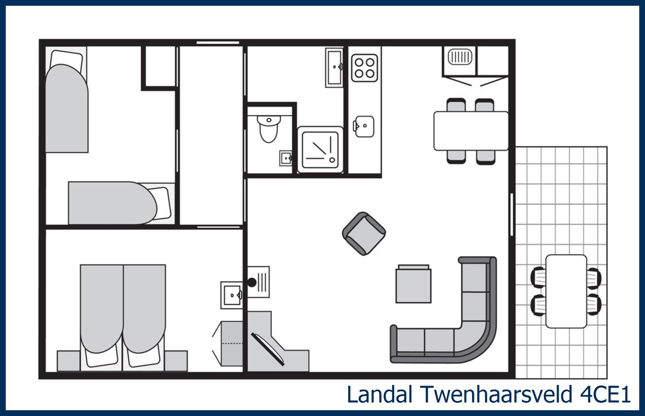 Bungalow 4CE1 at Twenhaarsveld