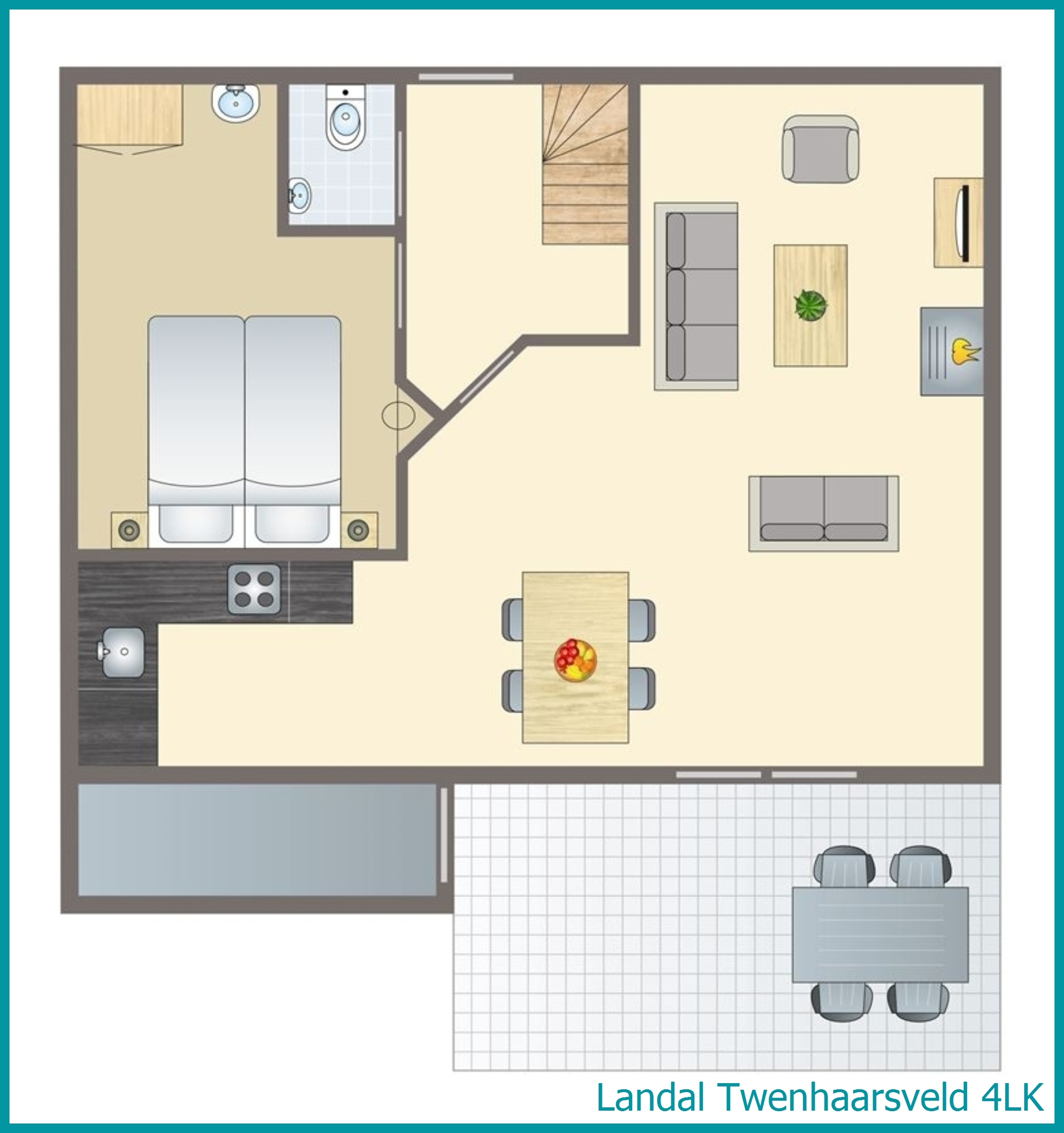 4-person bungalow 4LK at Twenhaarsveld