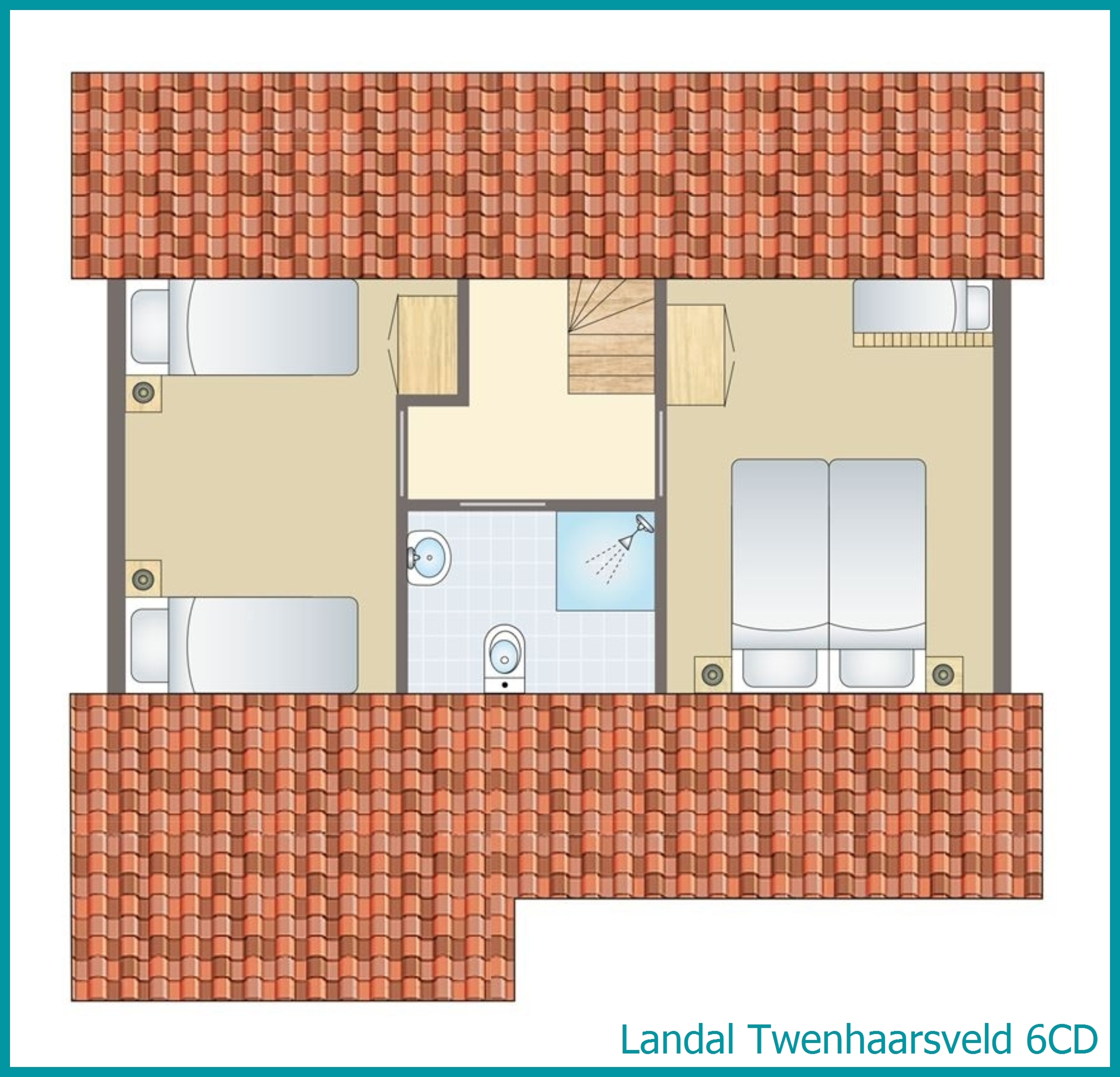 6-person dog bungalow 6CD at Twenhaarsveld