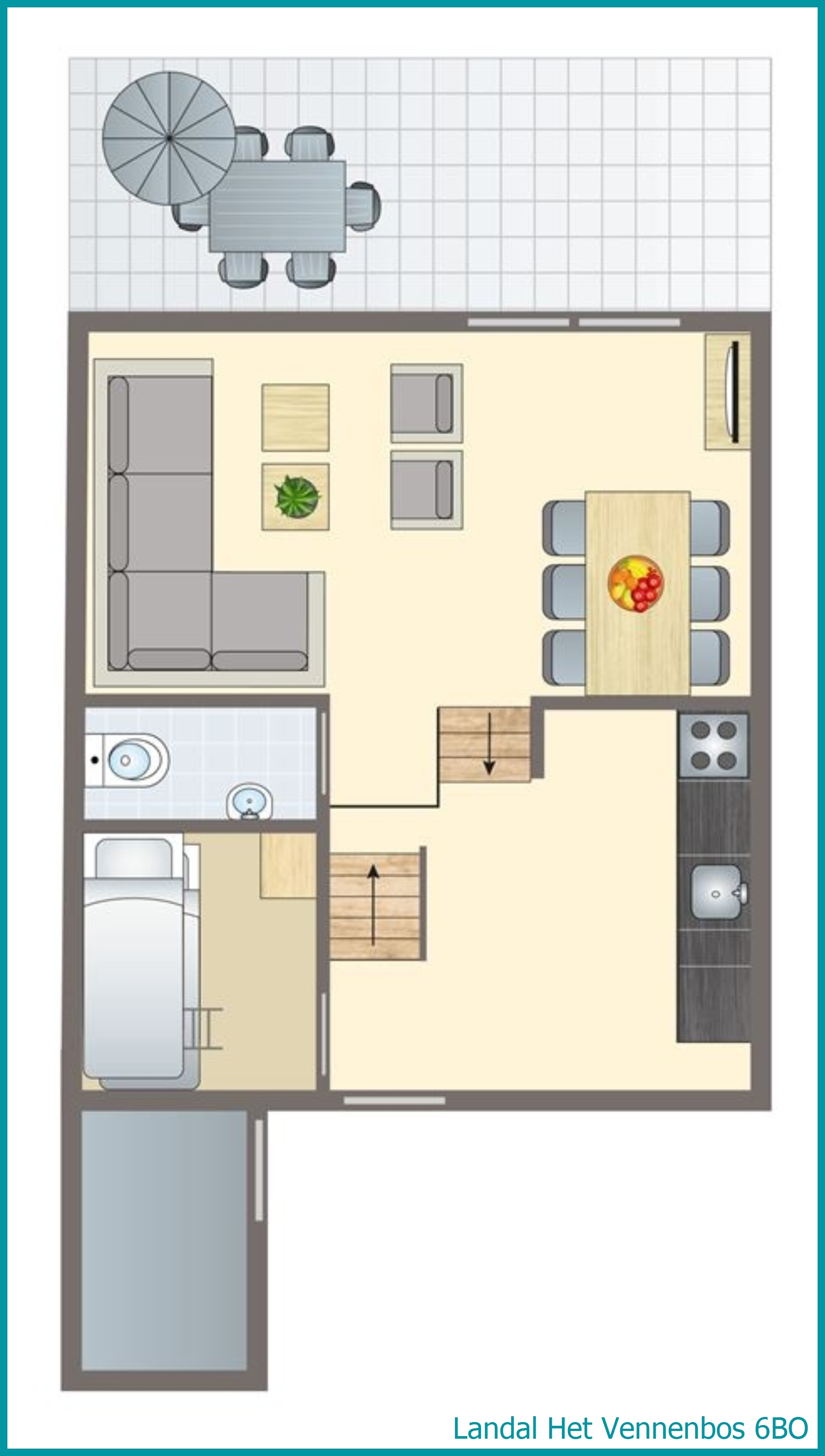 6-person bungalow 6BO at Het Vennenbos