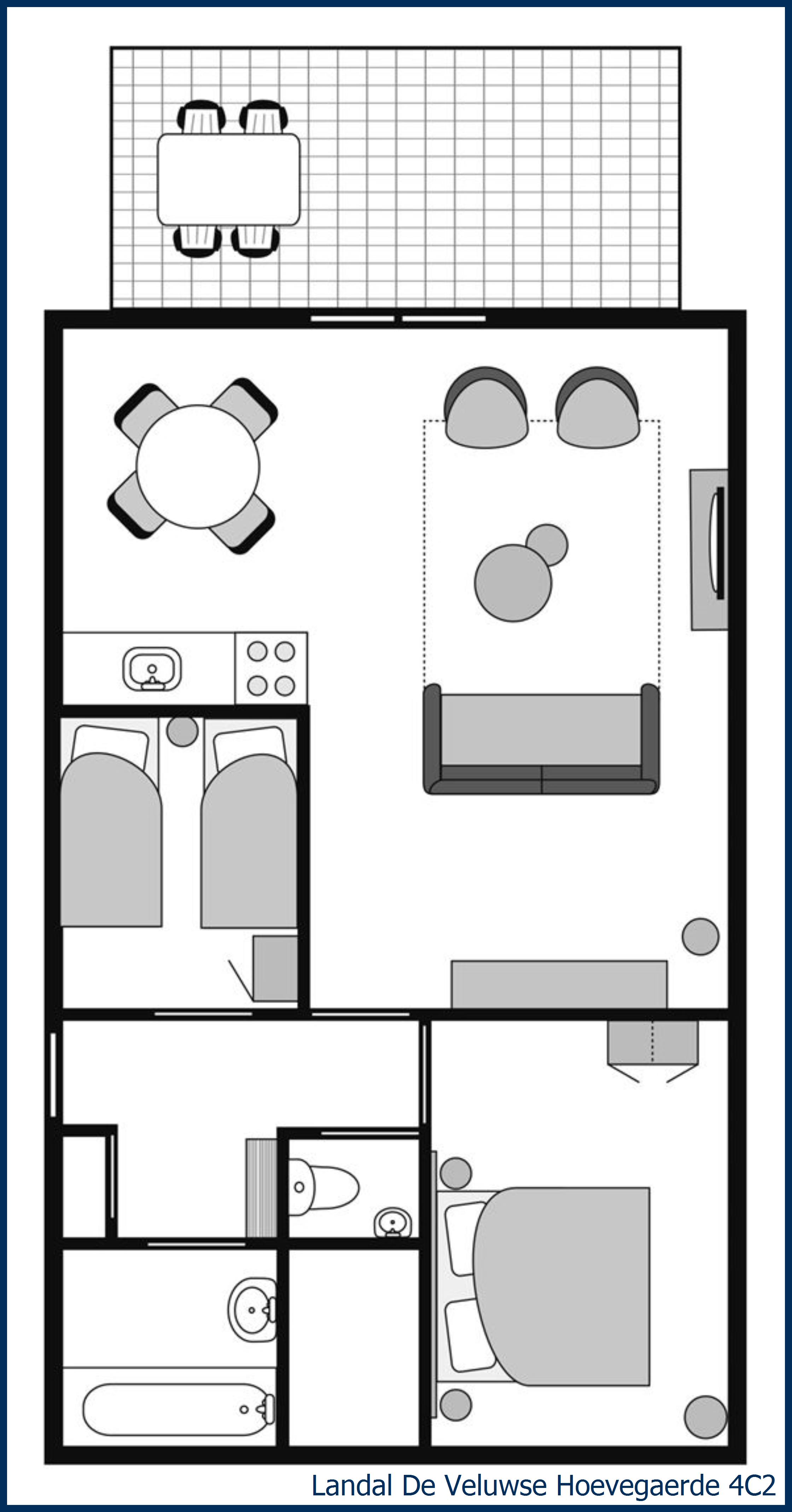 Farmhouse residence 4C2 at De Veluwse Hoevegaerde