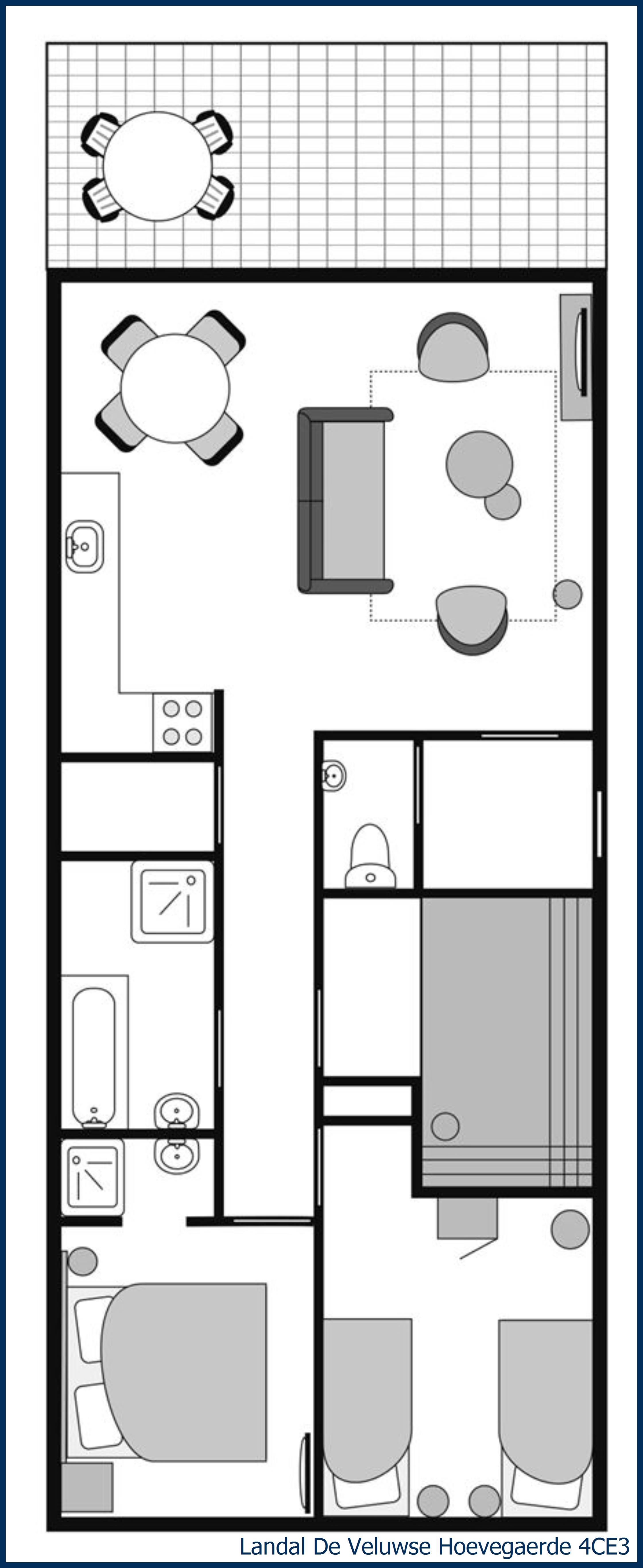 Bungalow 4CE3 at De Veluwse Hoevegaerde