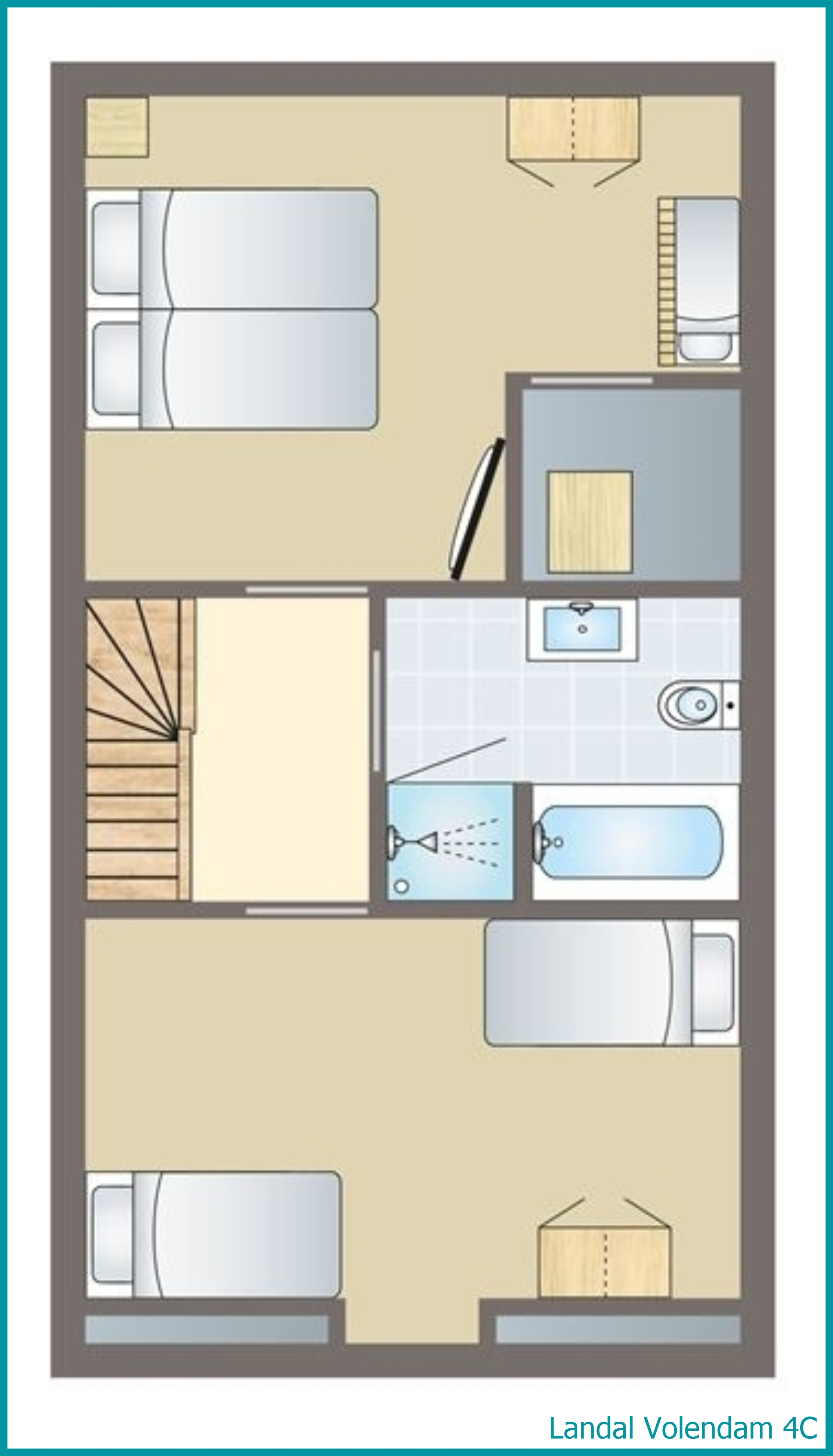 4-person bungalow 4C at Volendam