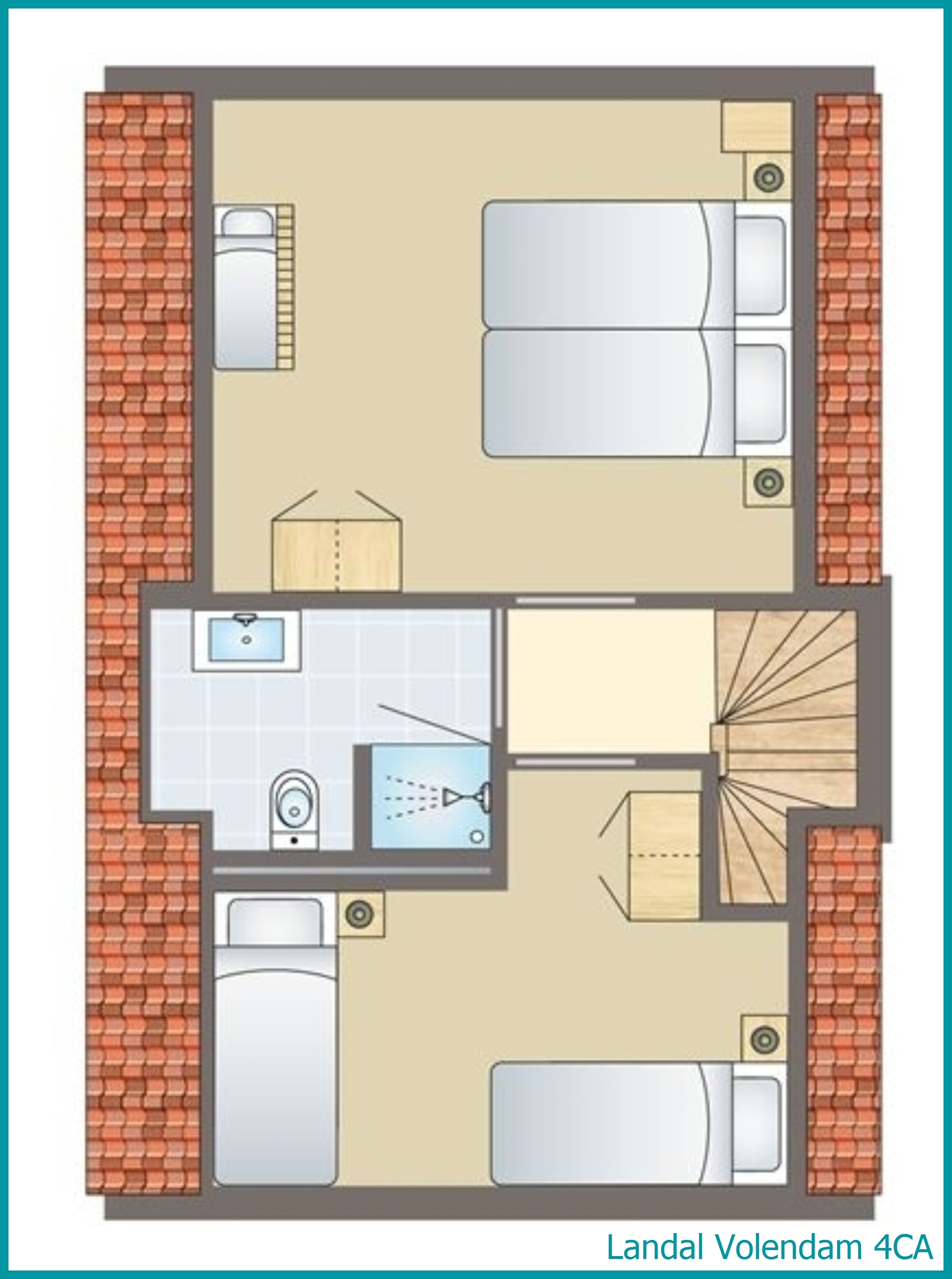 4-person apartment 4CA at Volendam