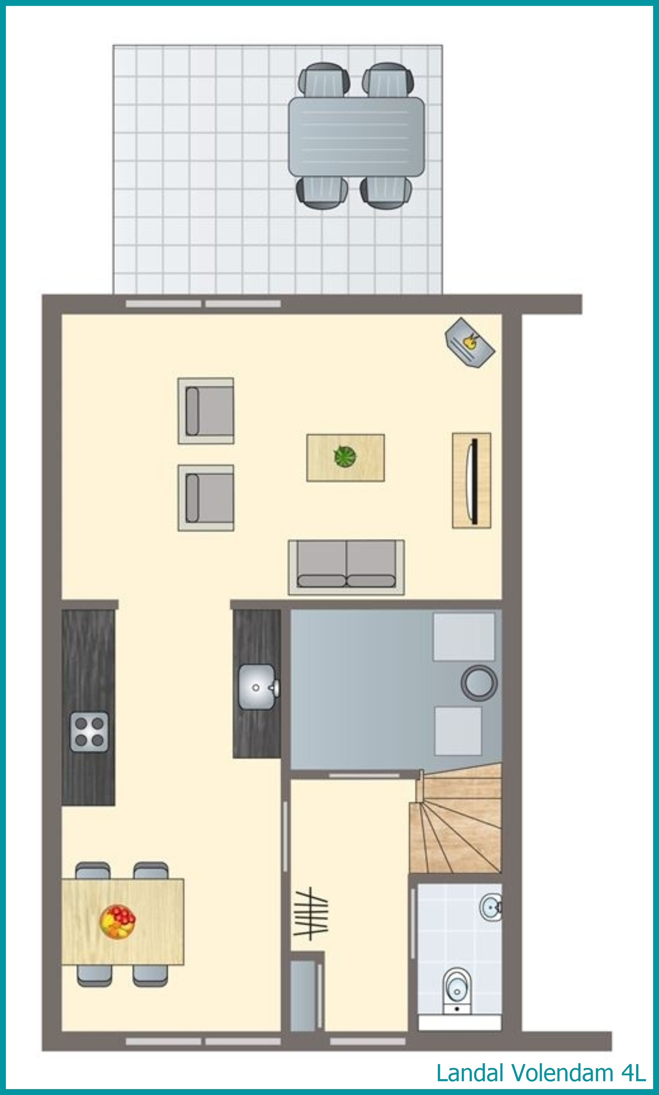 4-person bungalow 4L at Volendam