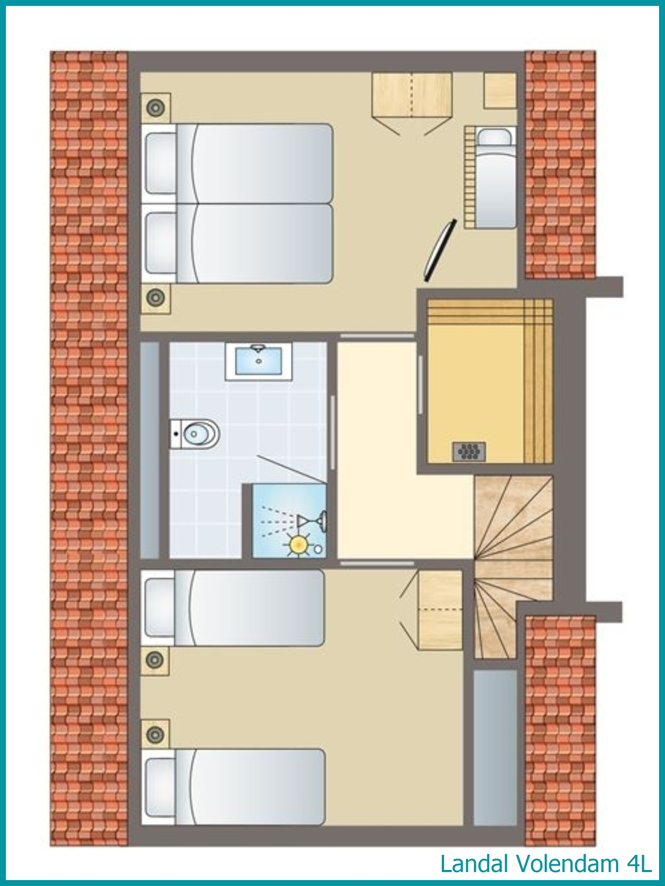 4-person bungalow 4L at Volendam