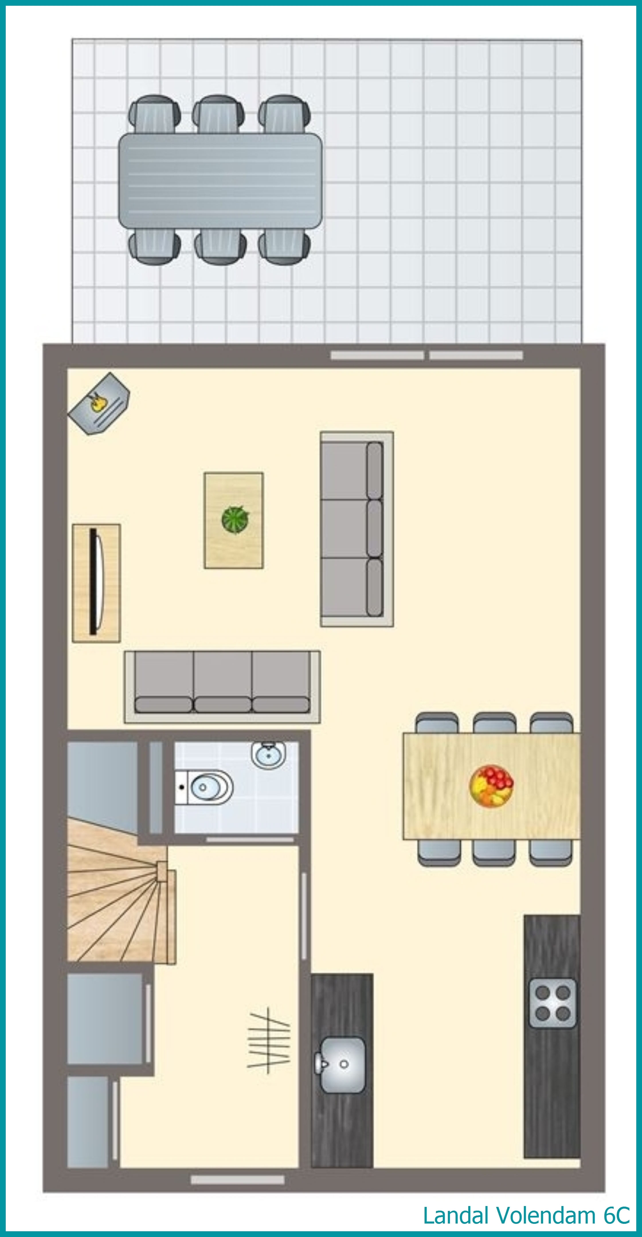 6-person bungalow 6C at Volendam