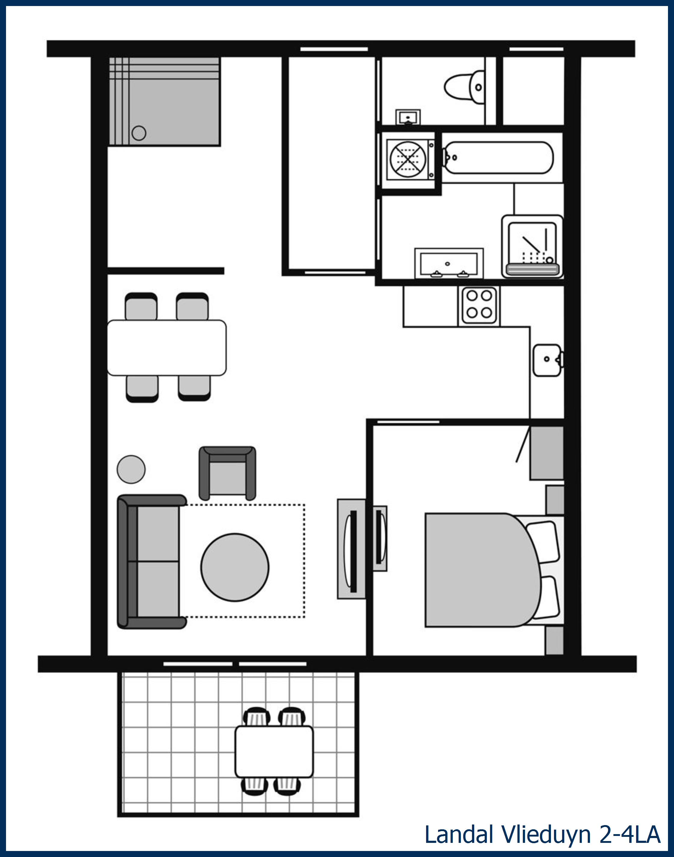 Apartement 2-4LA at Vlieduyn