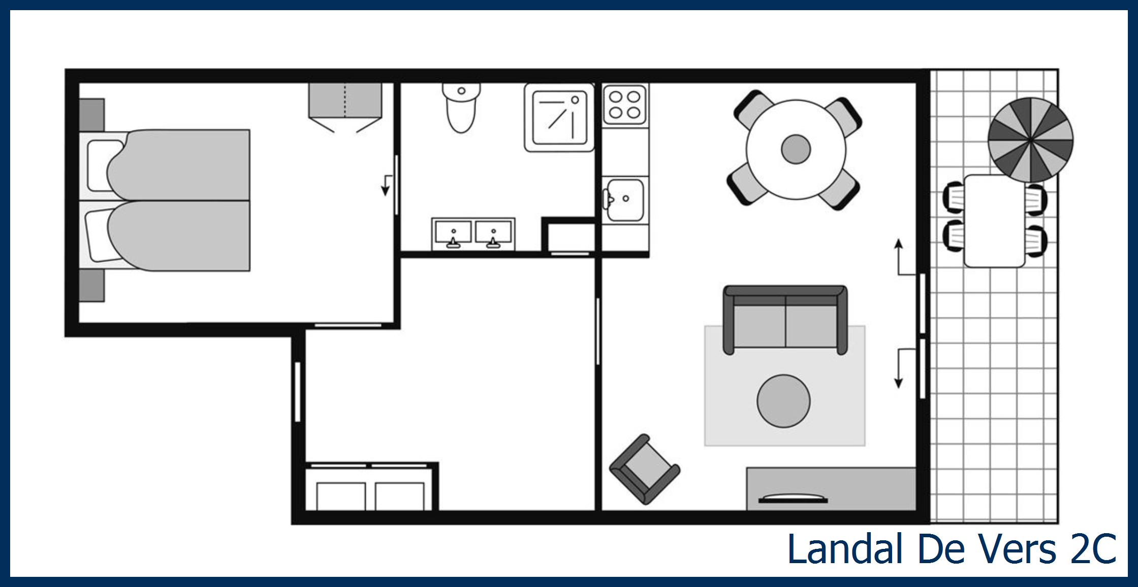 Bungalow 2C at De Vers