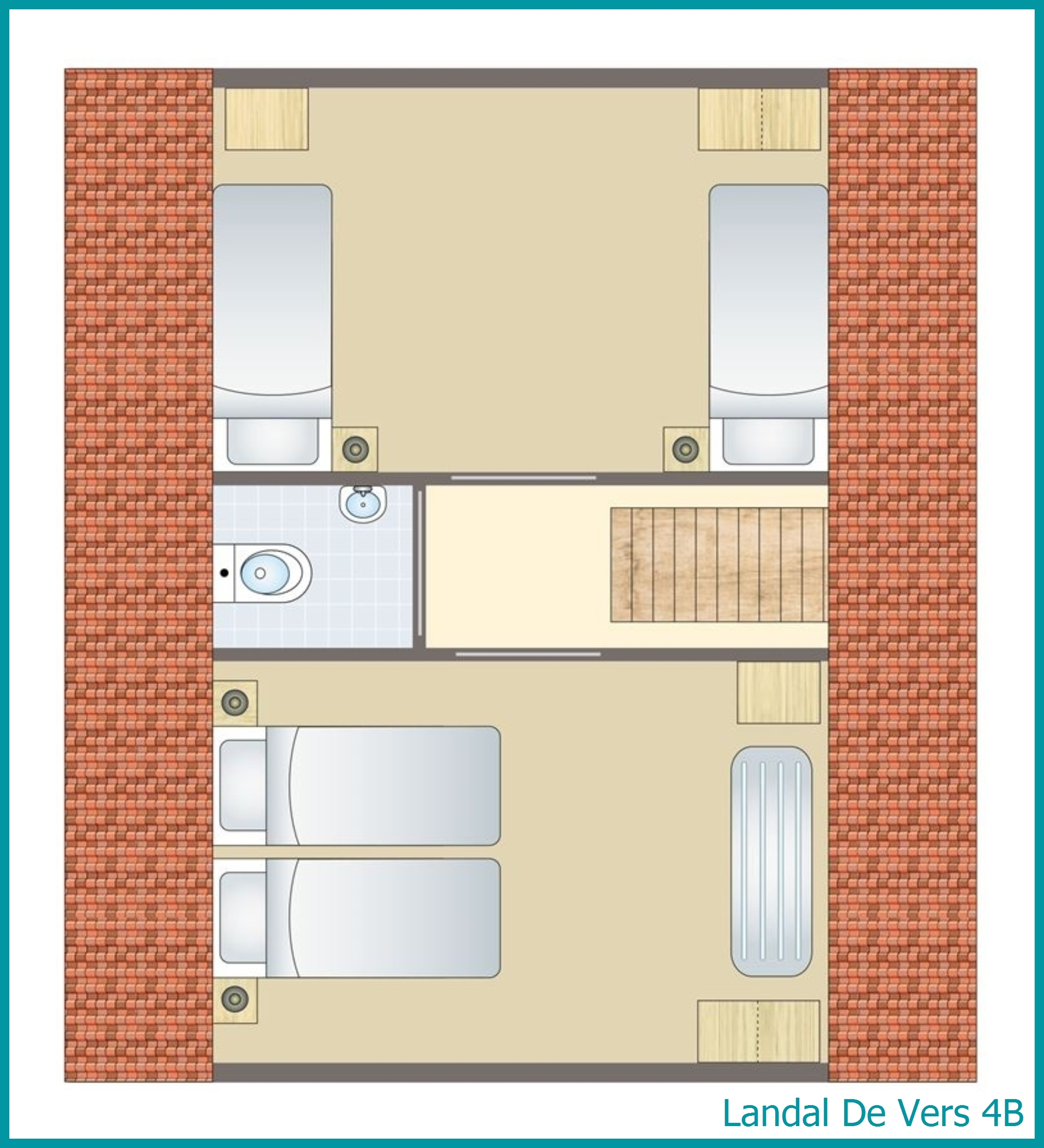 4-person country house 4B at De Vers