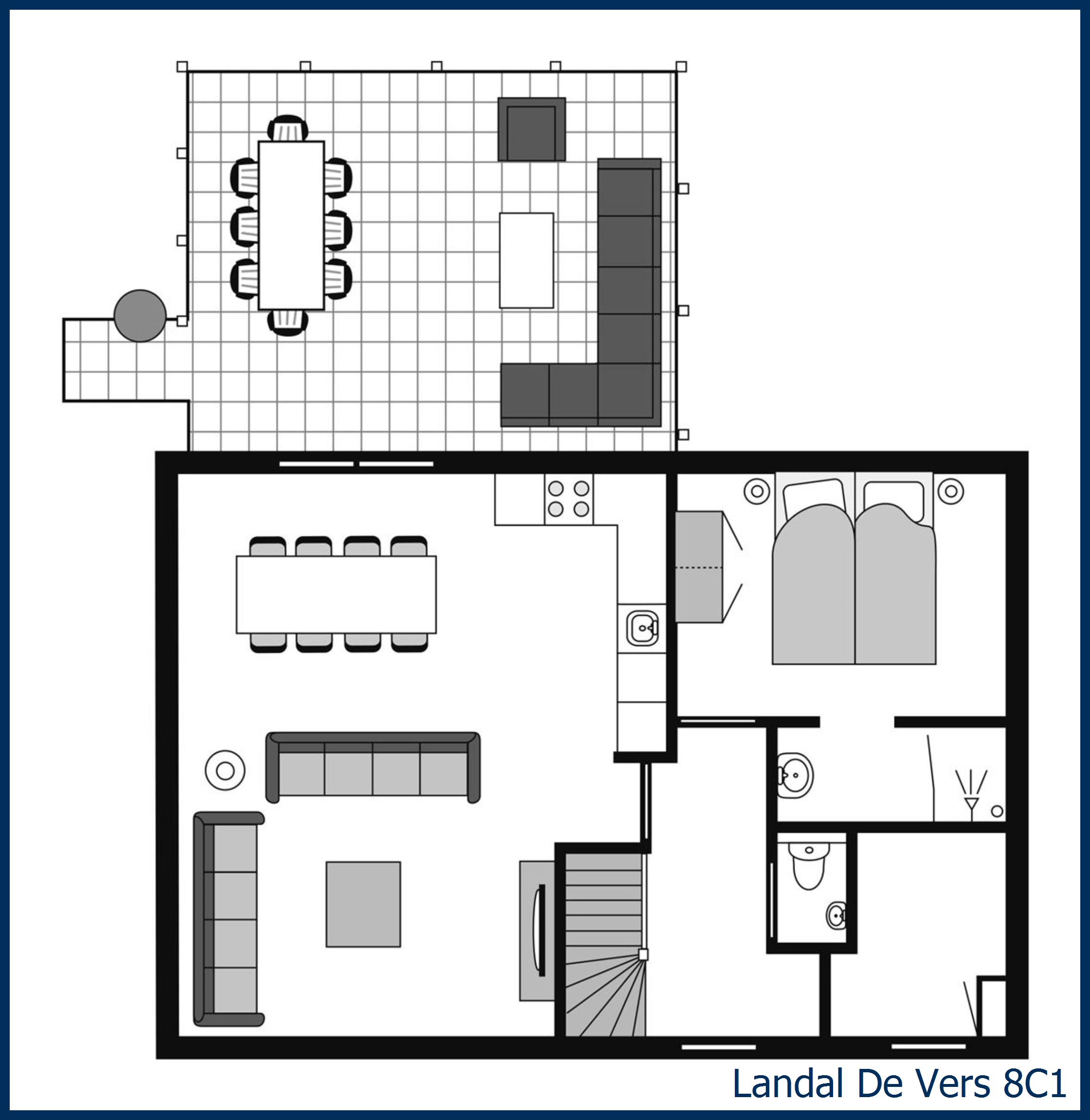 Bungalow 8C1 at De Vers