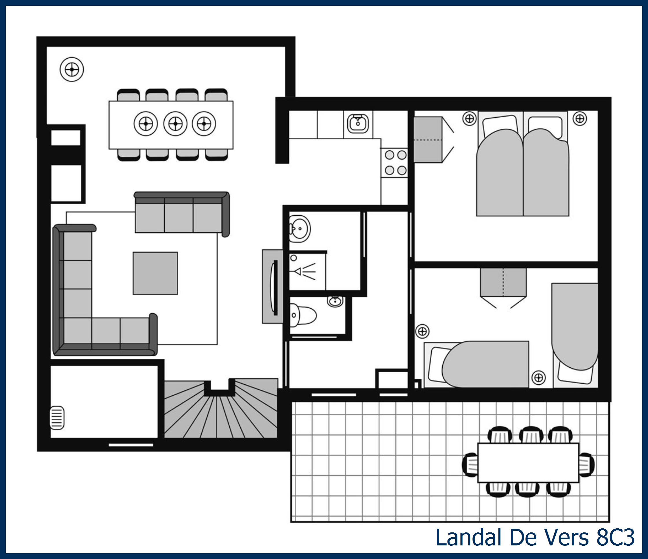 Bungalow 8C3 at De Vers