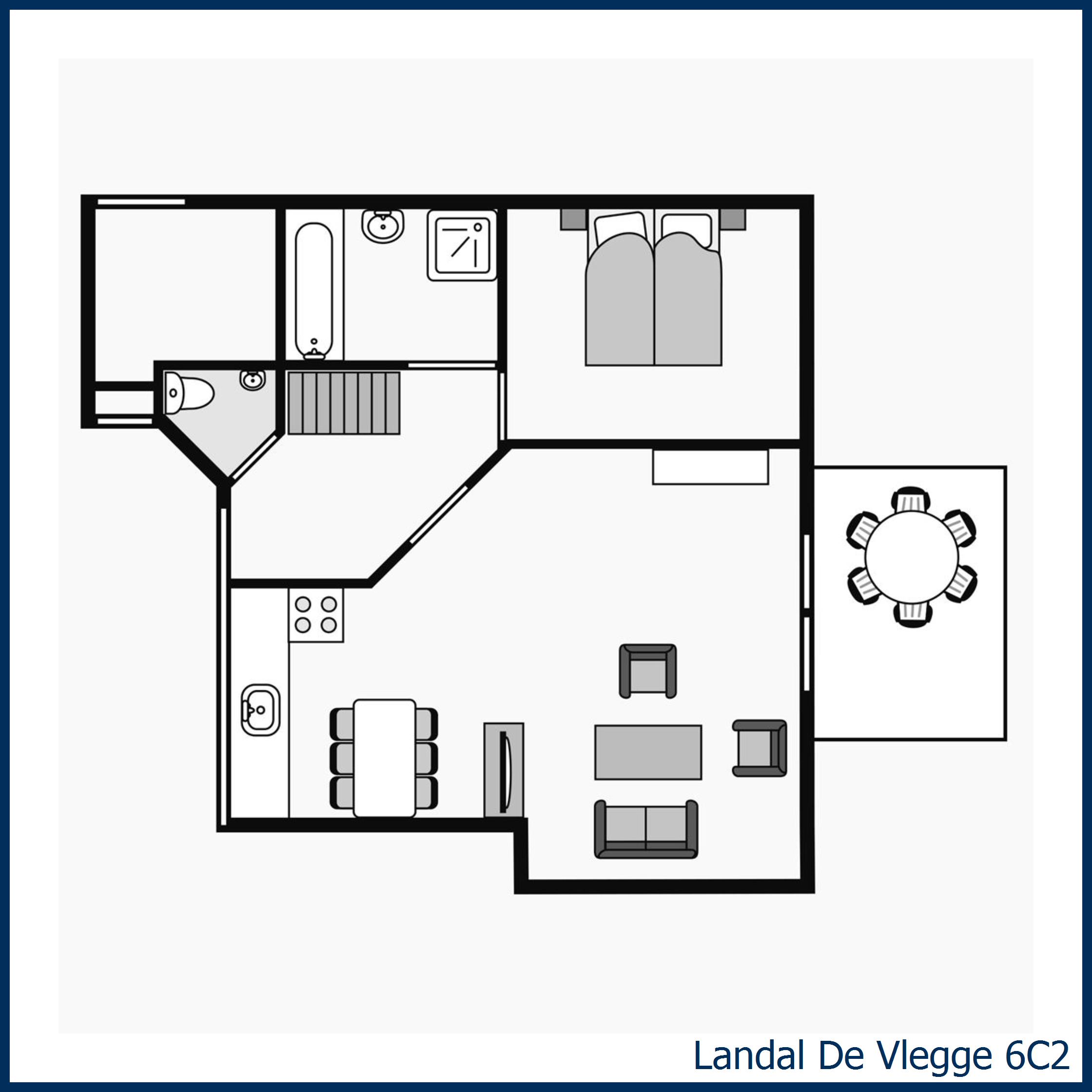 Bungalow 6C2 at De Vlegge