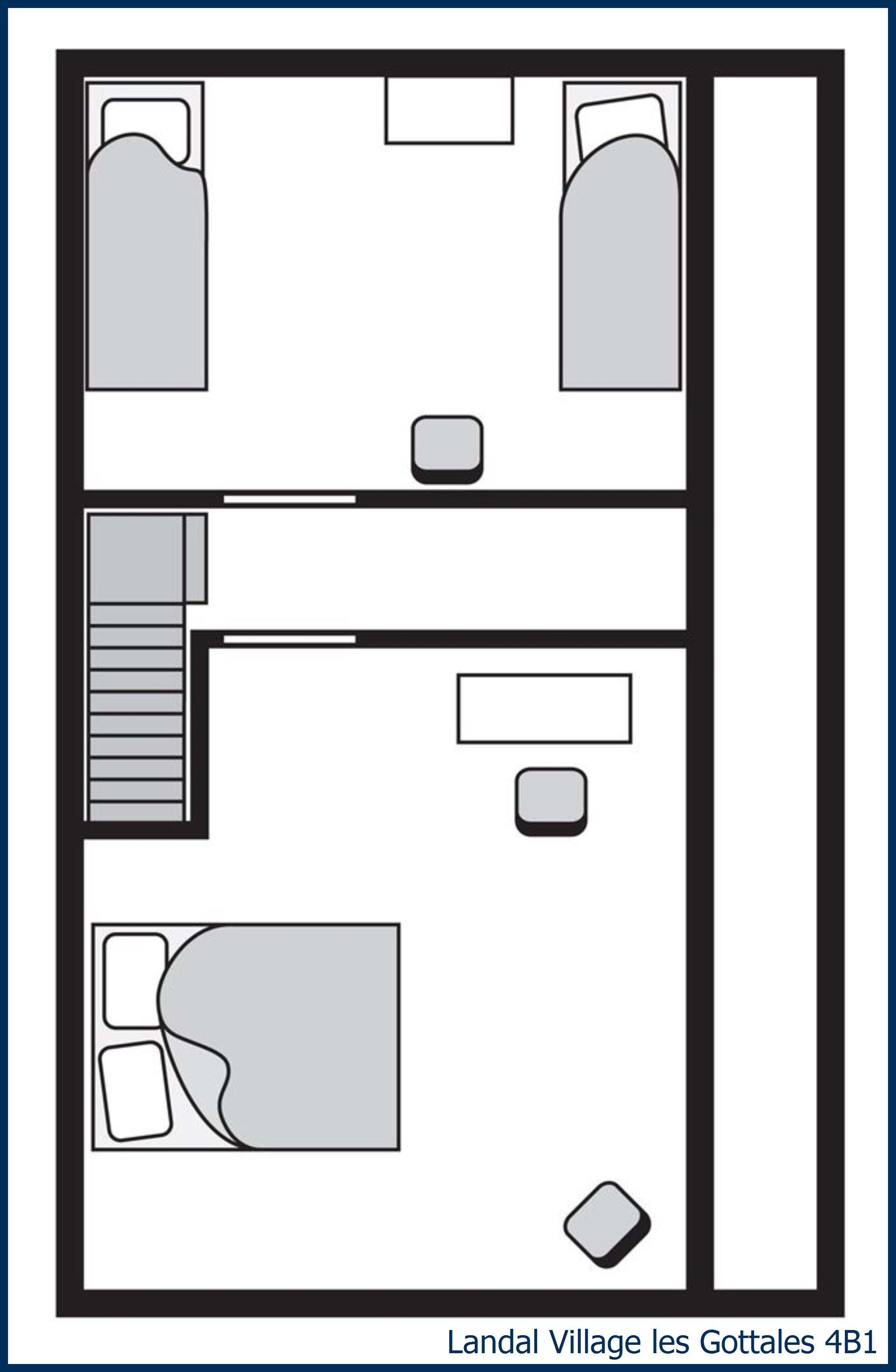 Bungalow 4B1 at Village les Gottales