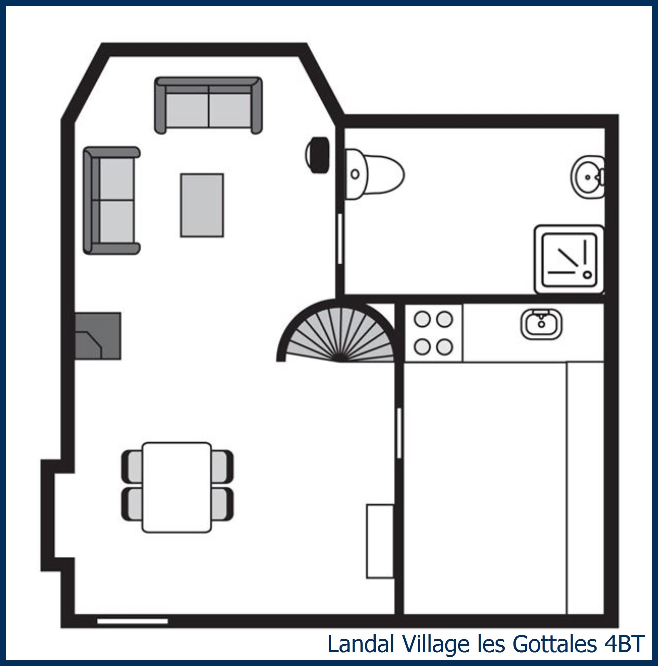 Tower 4BT at Village les Gottales