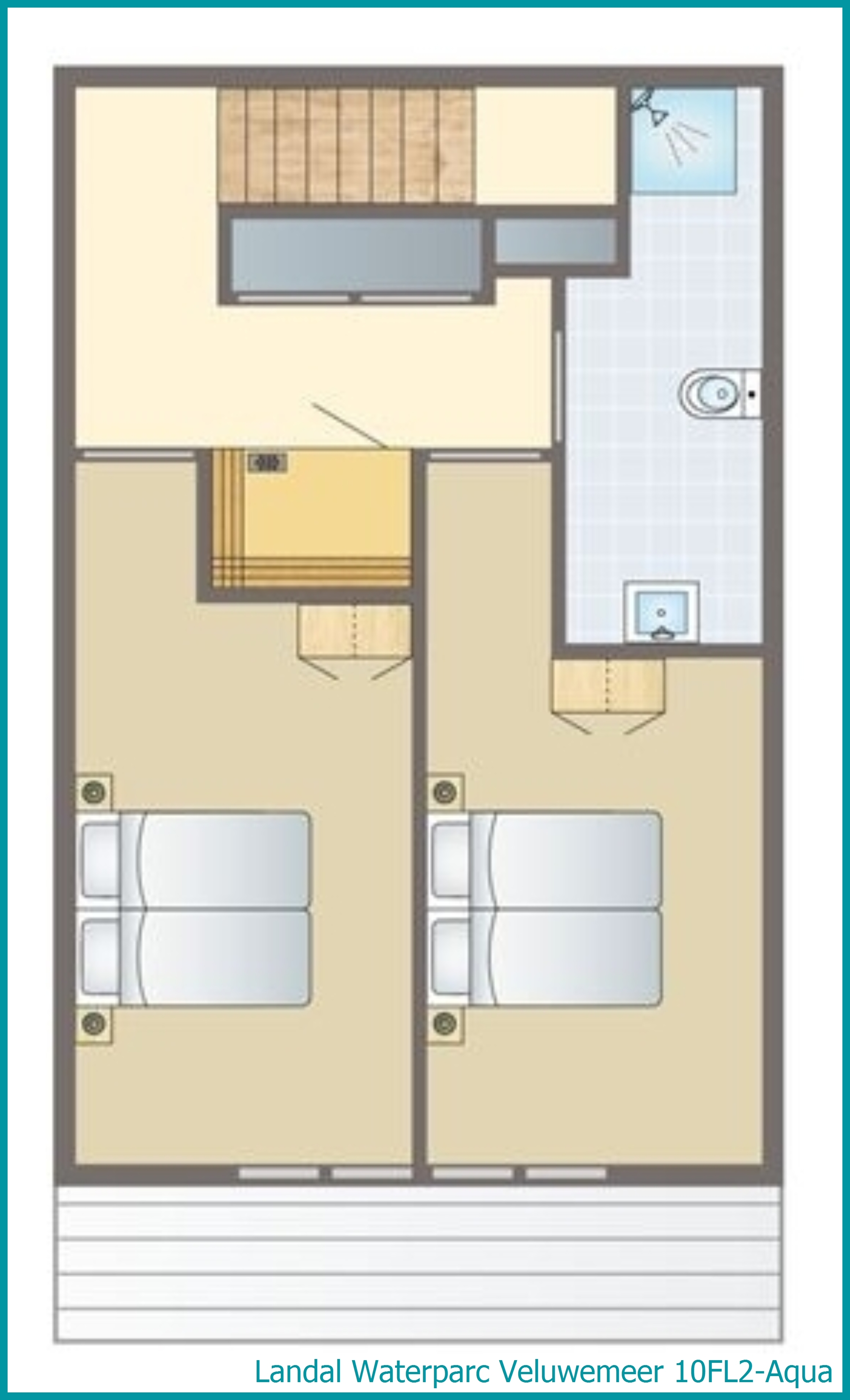 10-person villa 10FL2-Aqua at Waterparc Veluwemeer