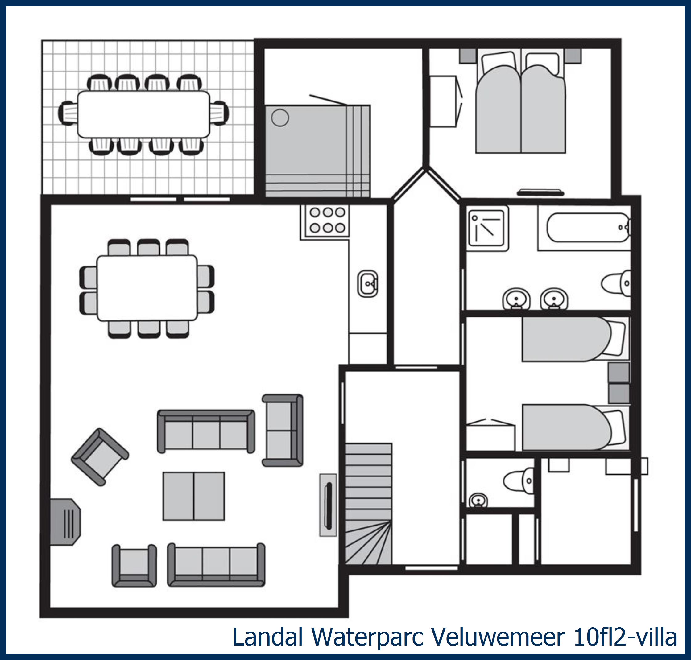 Villa 10FL2-Villa at Waterparc Veluwemeer