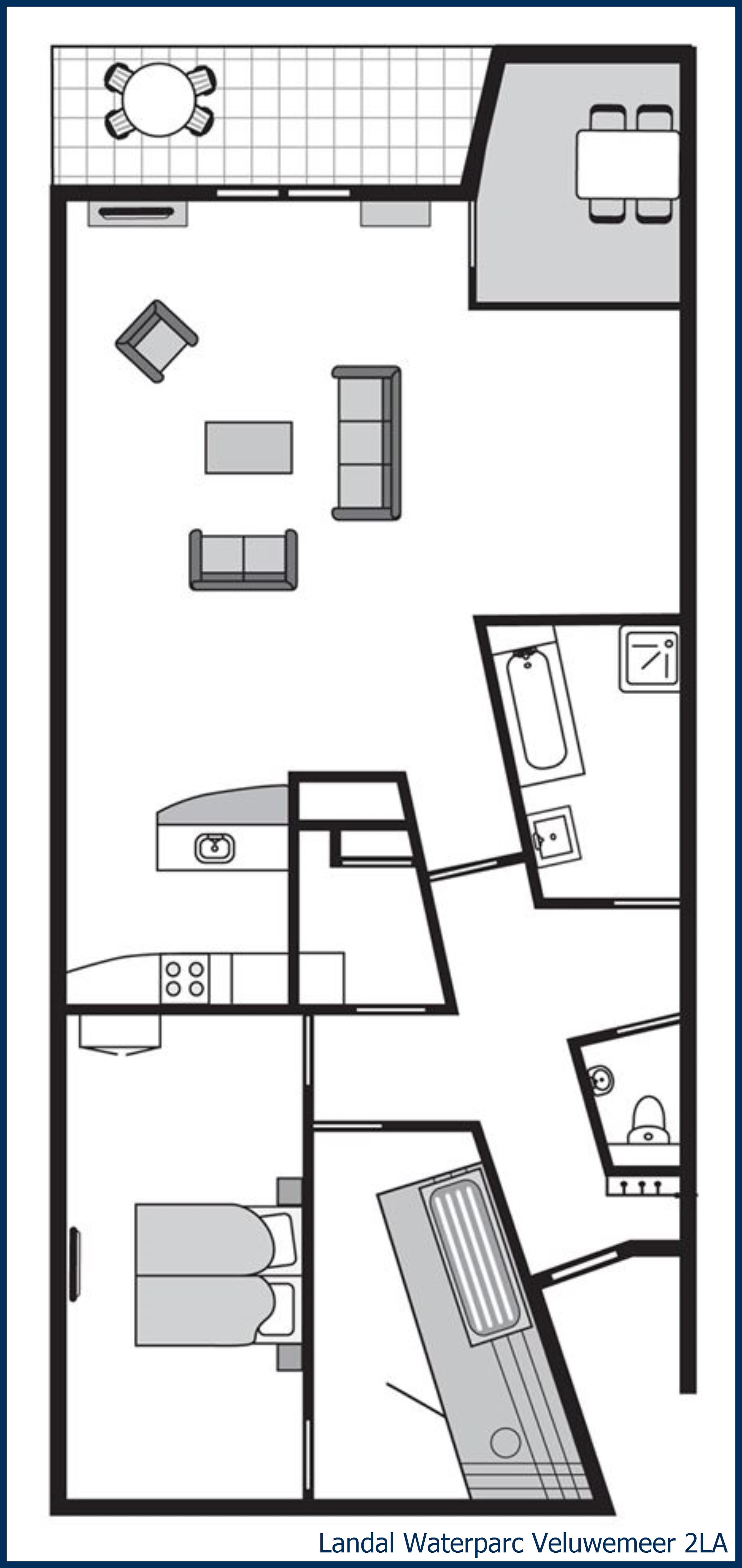 Apartement 2LA at Waterparc Veluwemeer