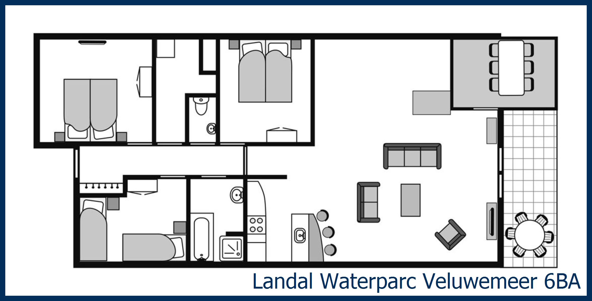 Apartement 6BA at Waterparc Veluwemeer