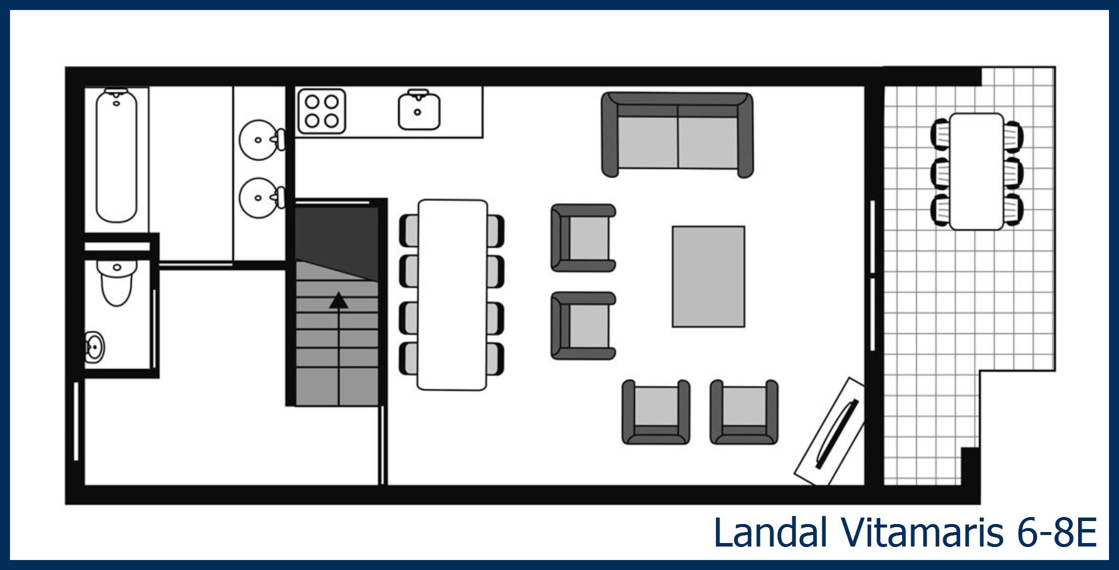 Apartement 6-8E at Vitamaris