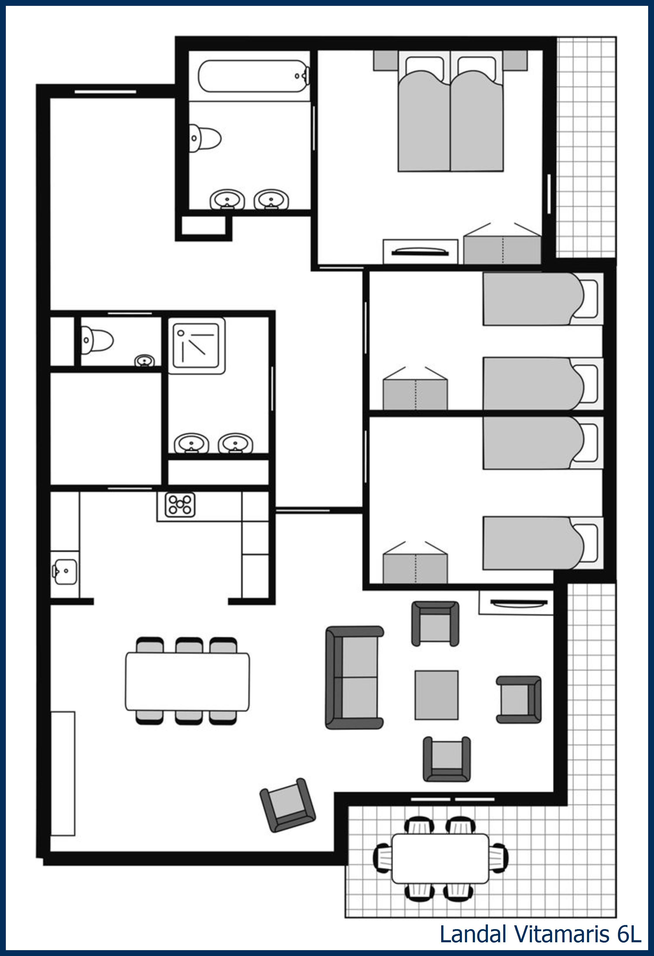 Apartement 6L at Vitamaris
