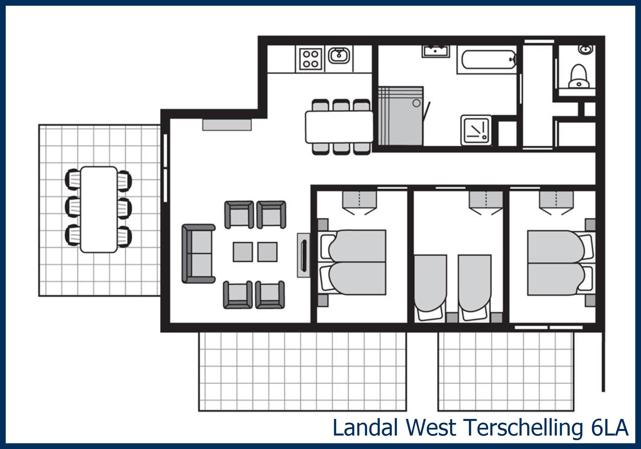 Apartement 6LA at West Terschelling
