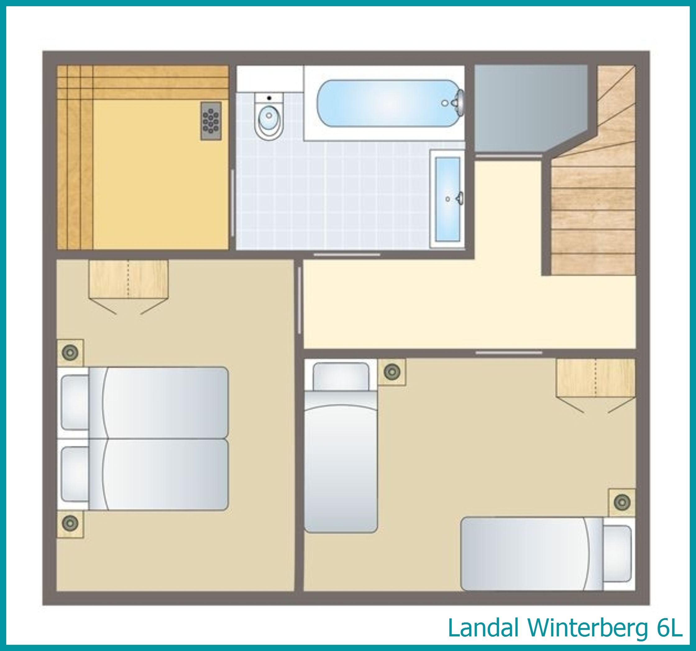 6-person bungalow 6L at Winterberg
