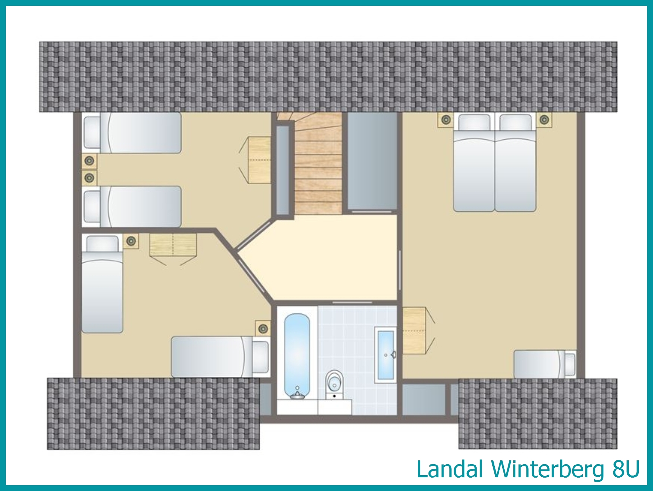 8-person bungalow 8U at Winterberg