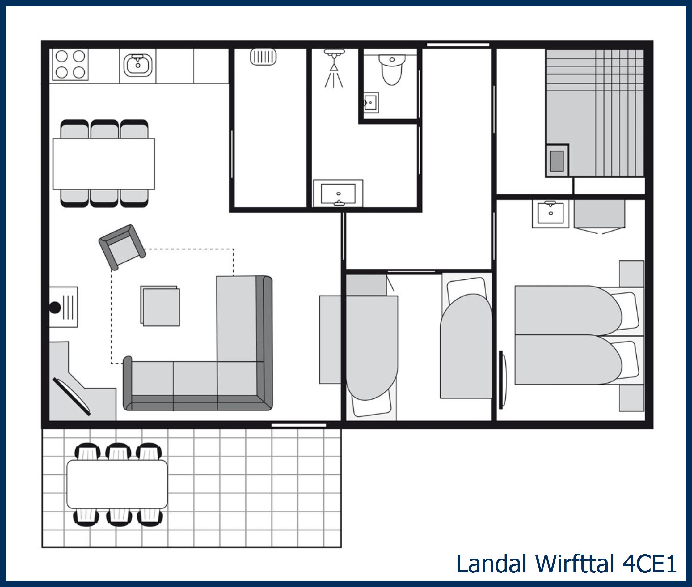 Bungalow 4CE1 at Wirfttal